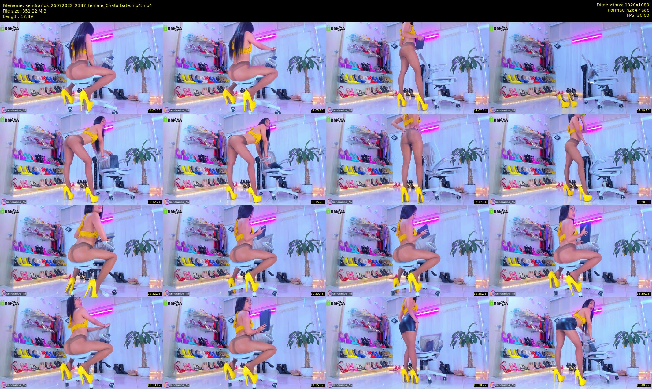 kendrarios — 18 minute Chaturbate female cam show recording, 1080p, Jul 26, 2022
