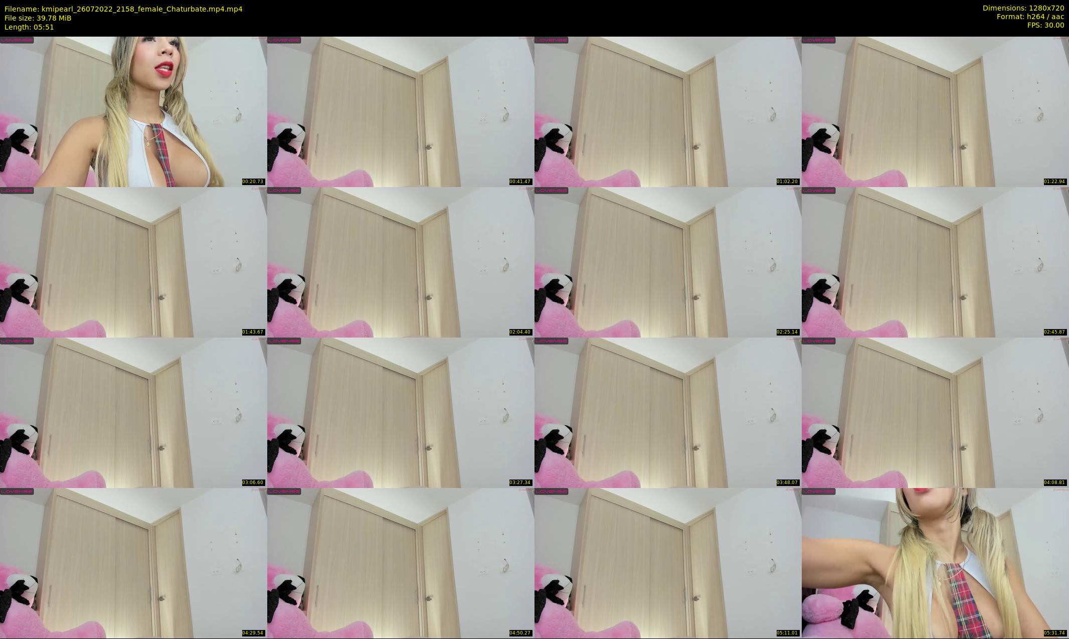kmipearl — 6 minute Chaturbate female cam show recording, 720p, Jul 26, 2022