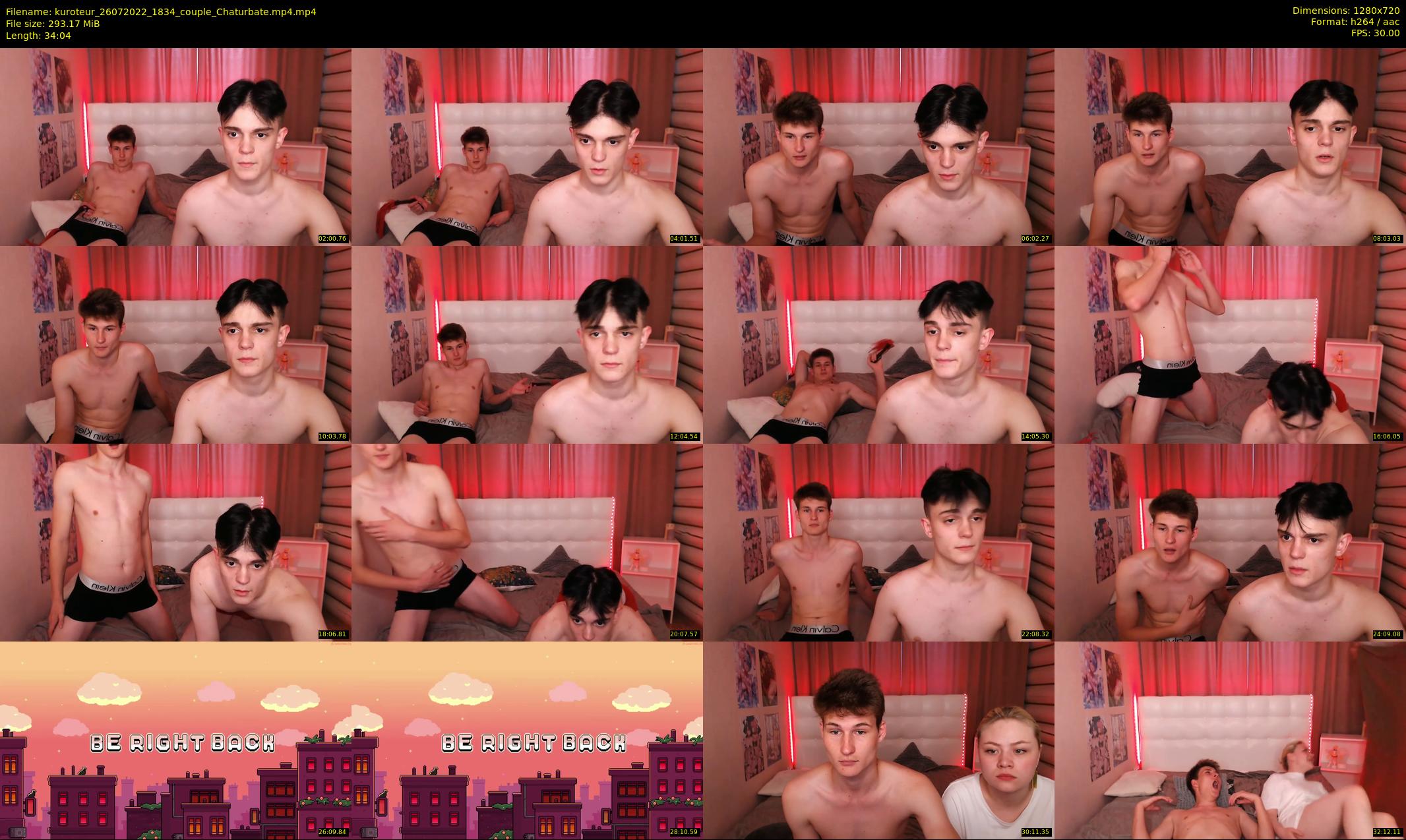 kuroteur — 35 minute Chaturbate couple cam show recording, 720p, Jul 26, 2022