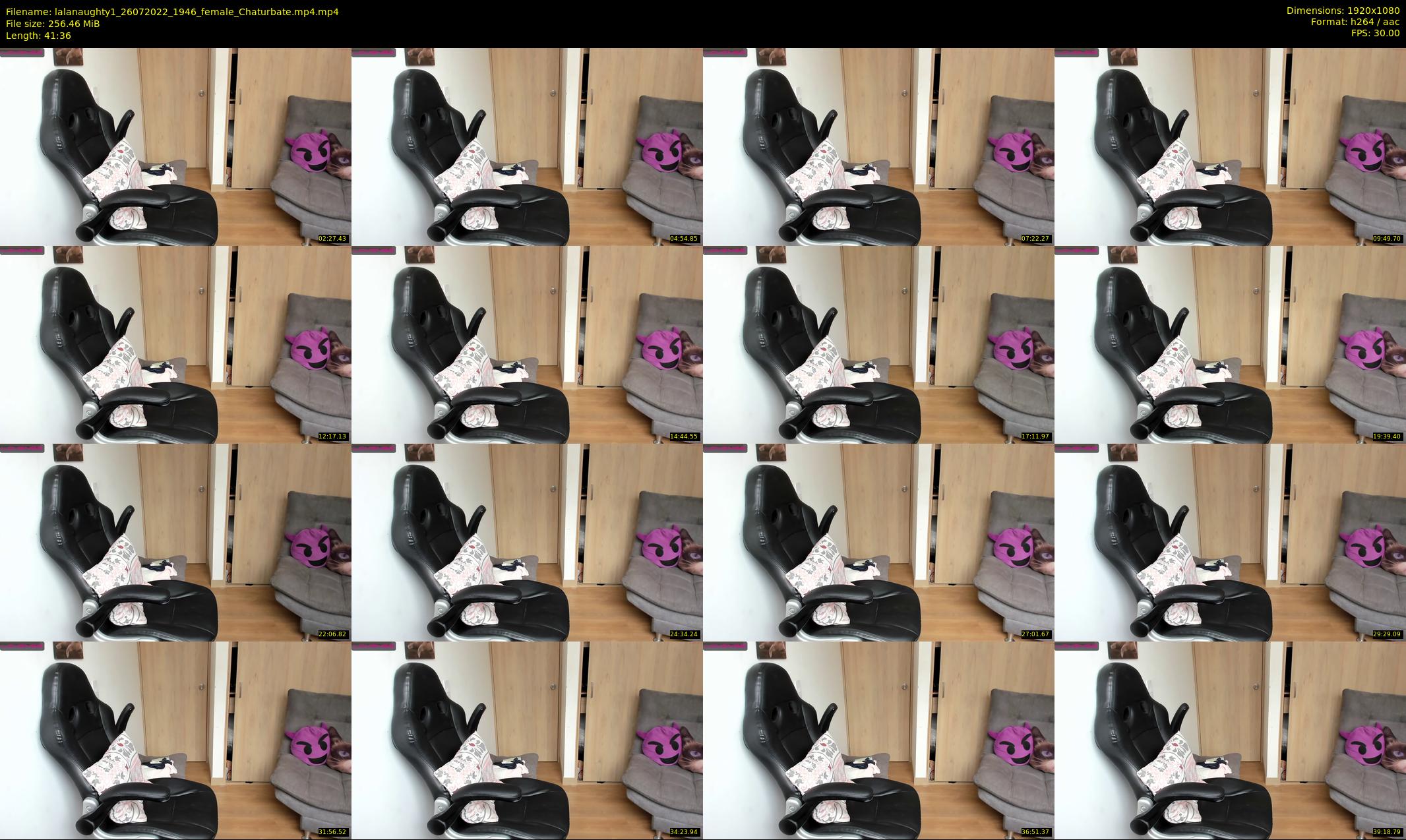lalanaughty1 — 42 minute Chaturbate female cam show recording, 1080p, Jul 26, 2022