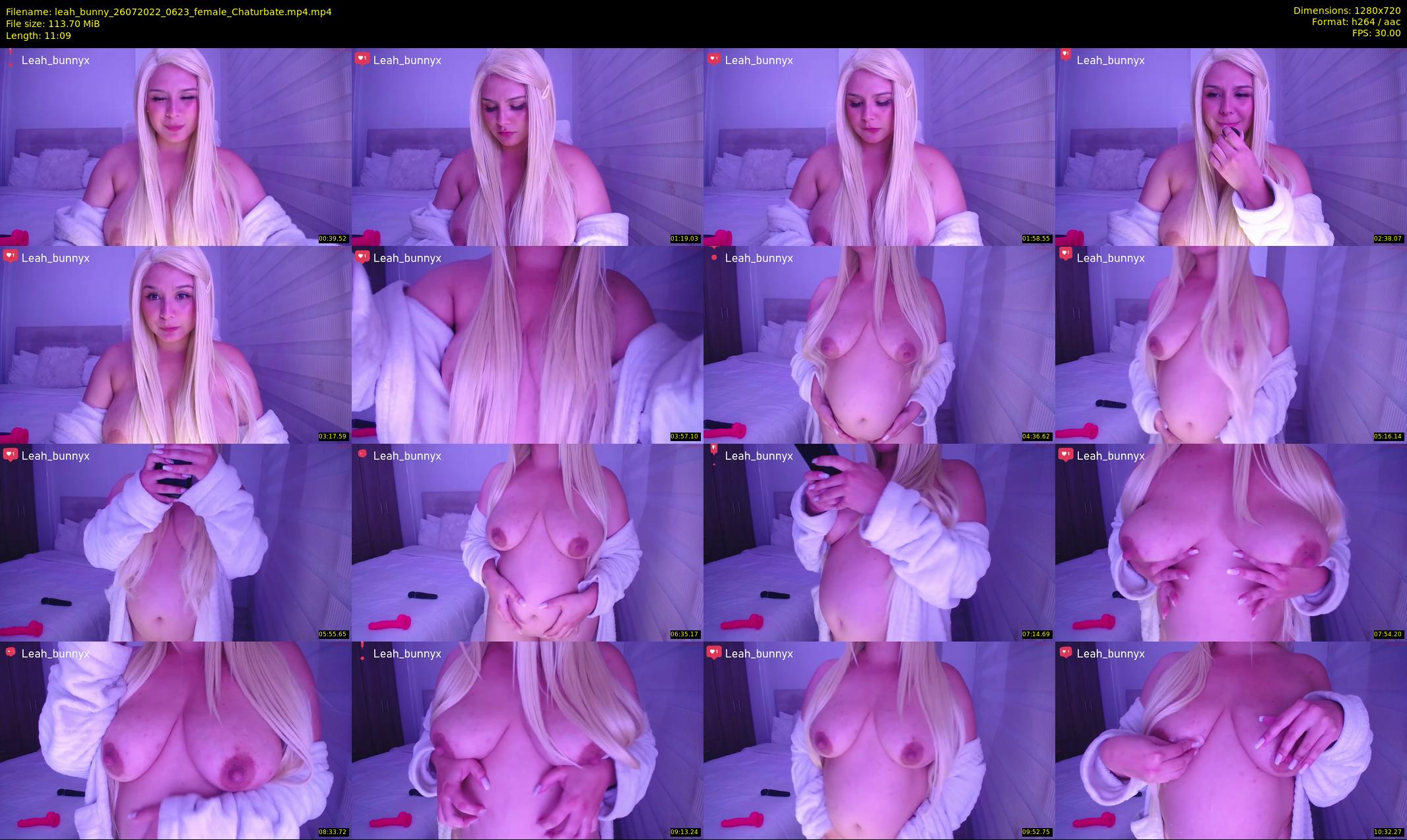 leah_bunny — 12 minute Chaturbate female cam show recording, 720p, Jul 26, 2022