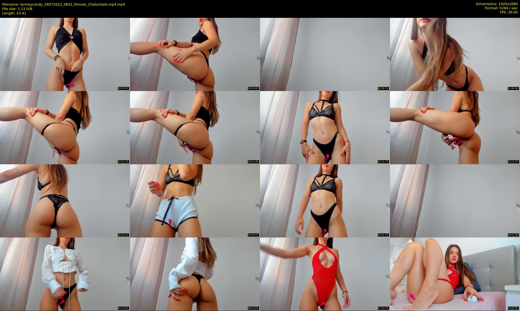 lorelaycandy — 54 minute Chaturbate female cam show recording, 1080p, Jul 26, 2022
