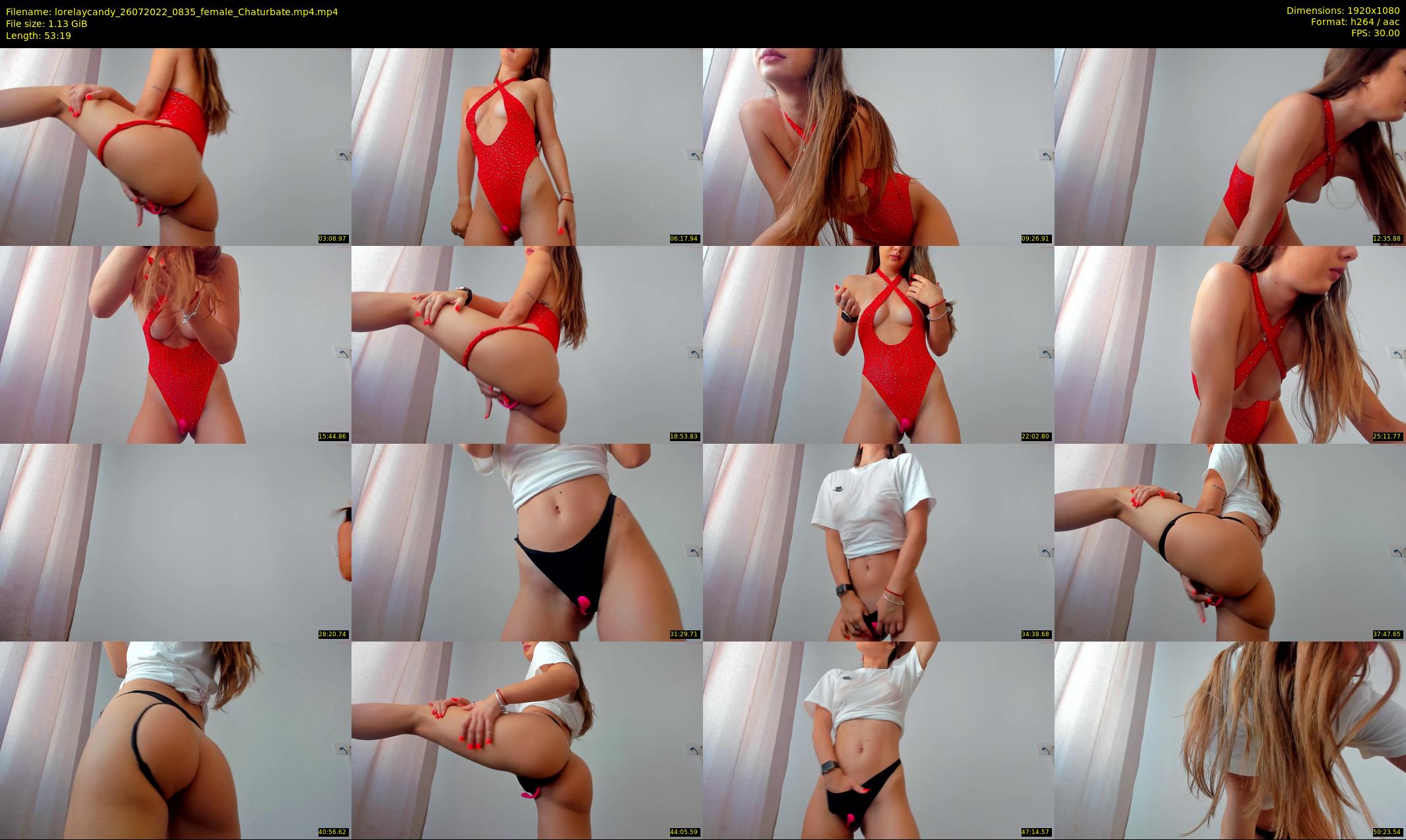 lorelaycandy — 54 minute Chaturbate female cam show recording, 1080p, Jul 26, 2022
