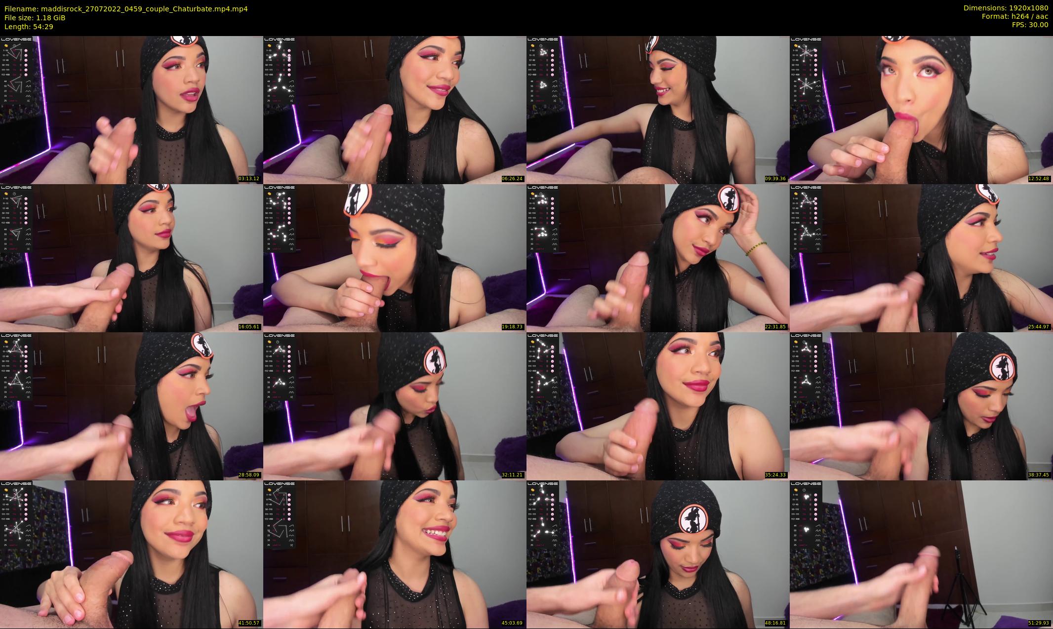 maddisrock — 55 minute Chaturbate couple cam show recording, 1080p, Jul 27, 2022