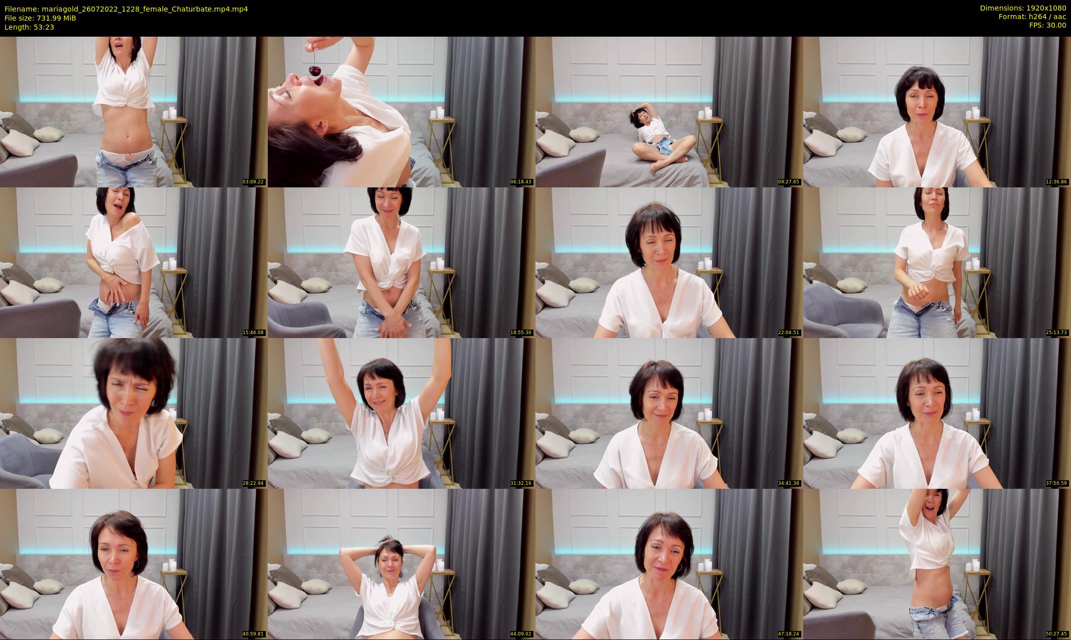 mariagold — 54 minute Chaturbate female cam show recording, 1080p, Jul 26, 2022