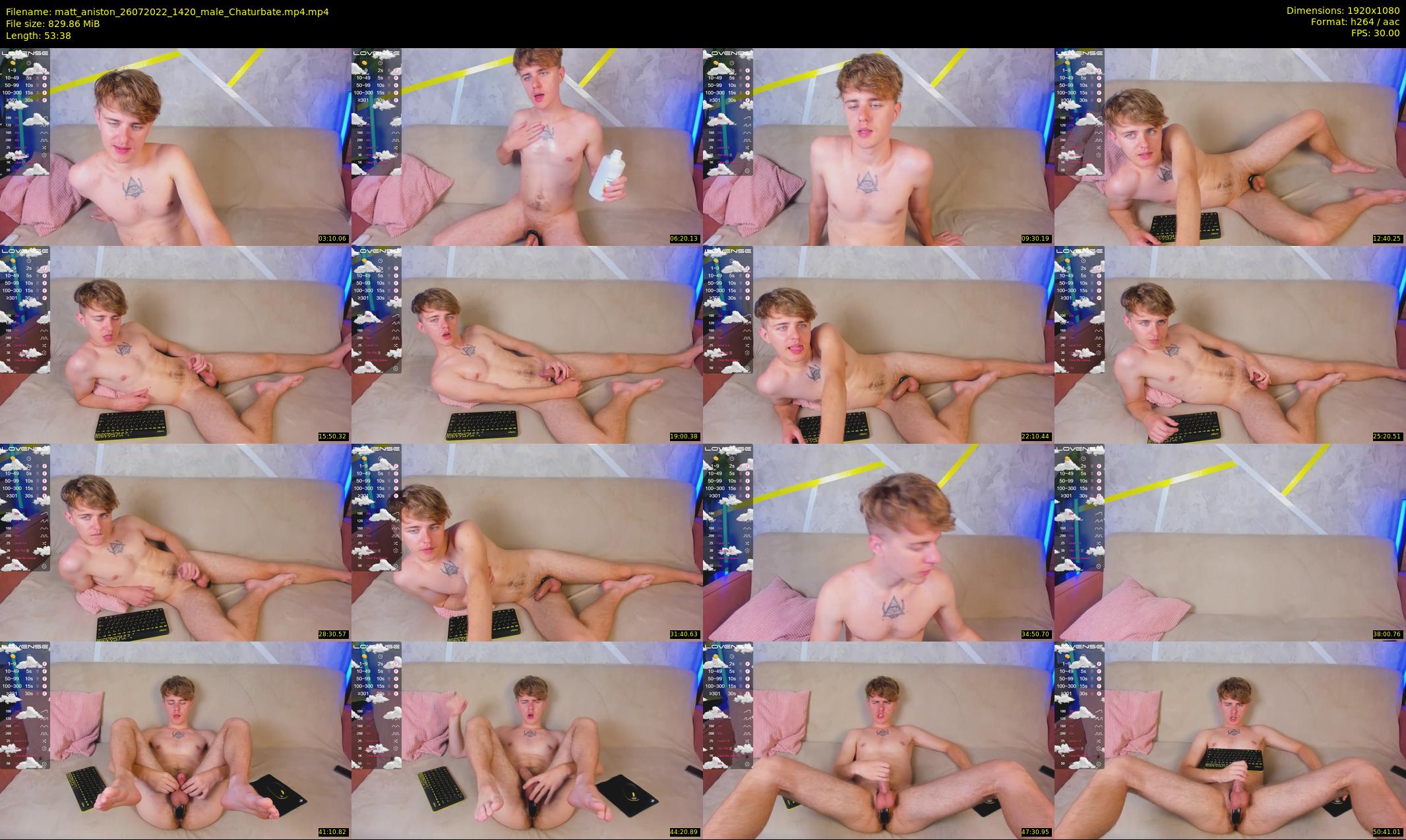 matt_aniston — 54 minute Chaturbate male cam show recording, 1080p, Jul 26, 2022