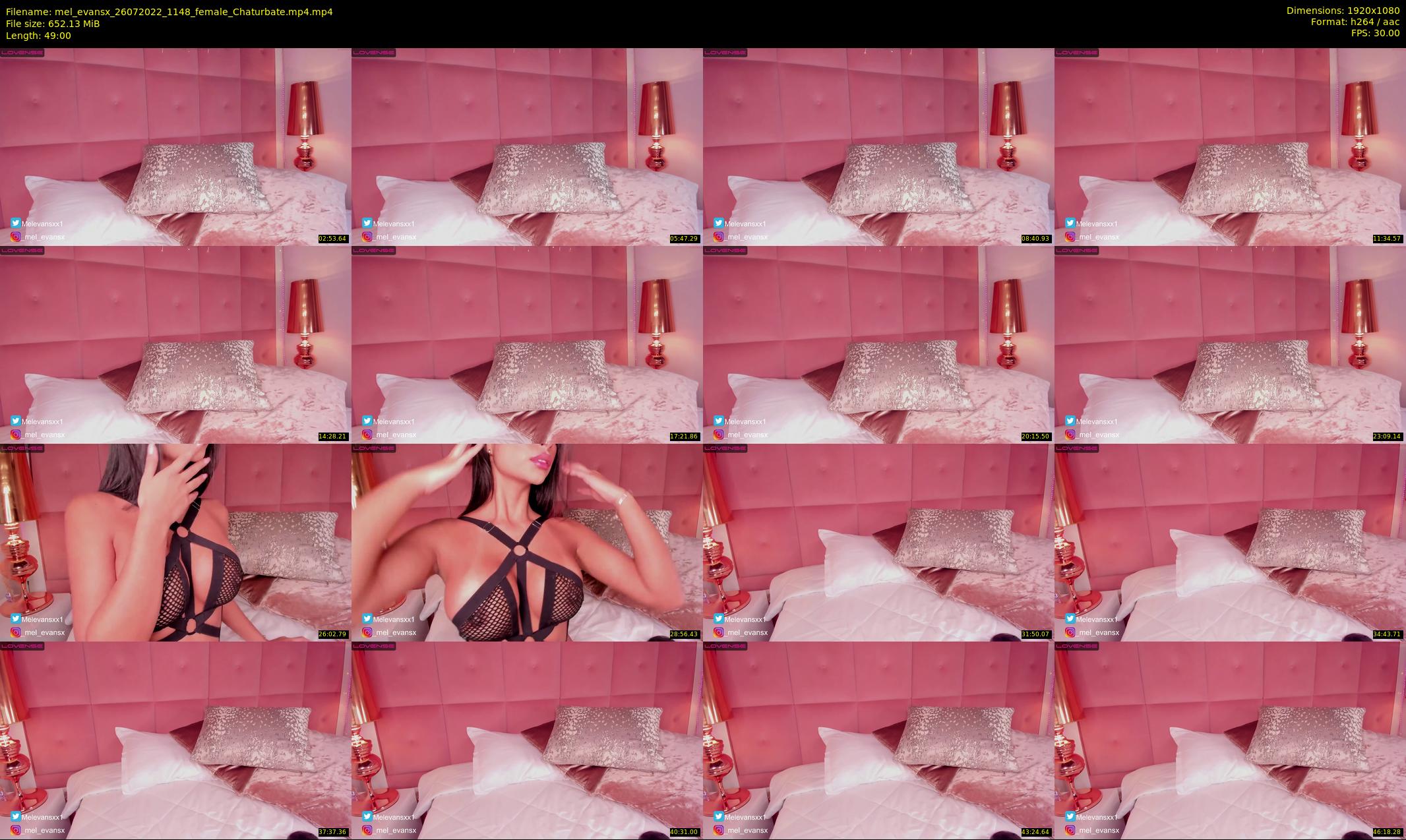 mel_evansx — 49 minute Chaturbate female cam show recording, 1080p, Jul 26, 2022