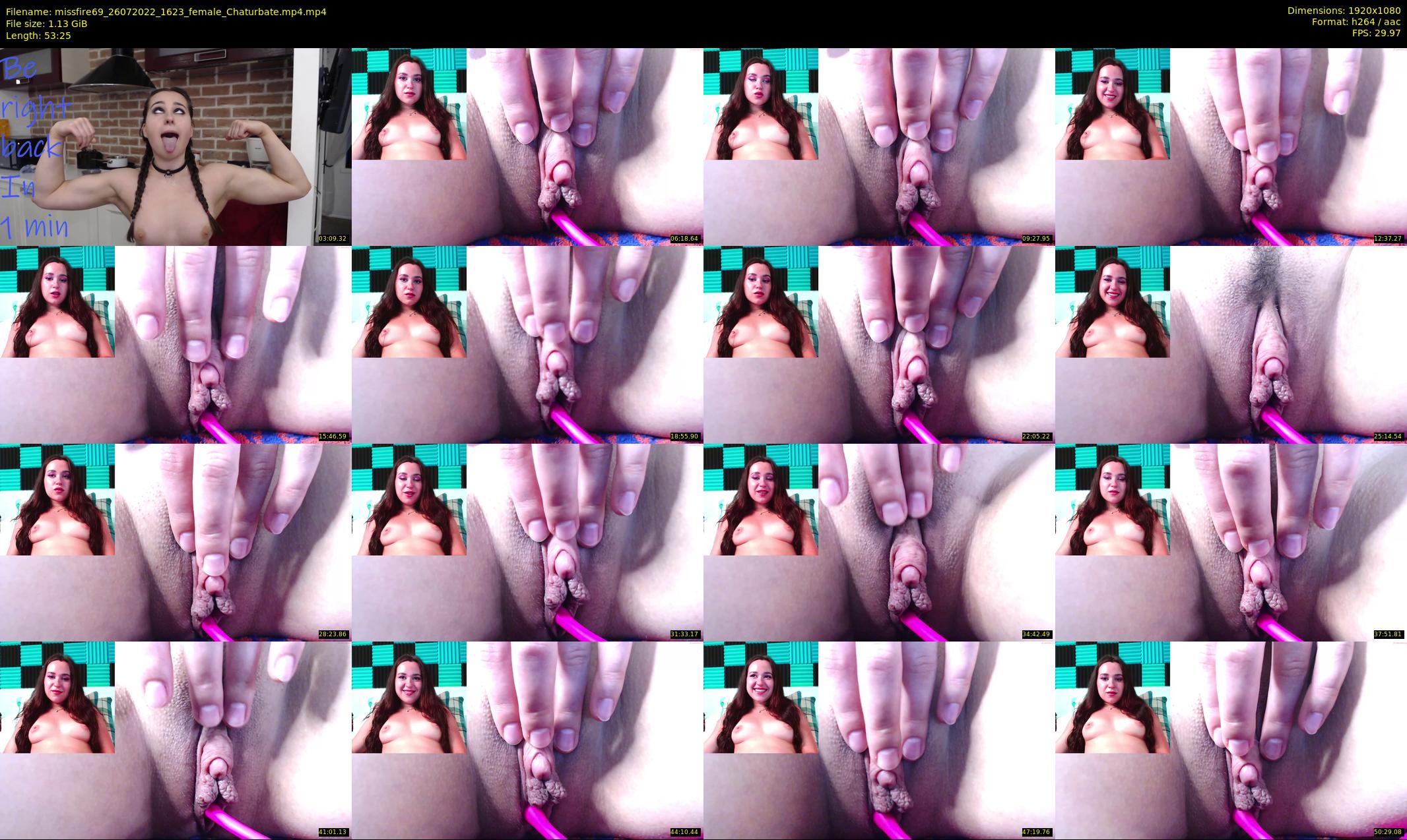 missfire69 — 54 minute Chaturbate female cam show recording, 1080p, Jul 26, 2022