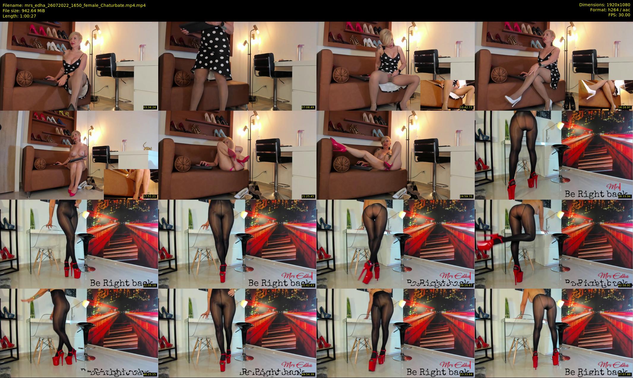 mrs_edha — 61 minute Chaturbate female cam show recording, 1080p, Jul 26, 2022