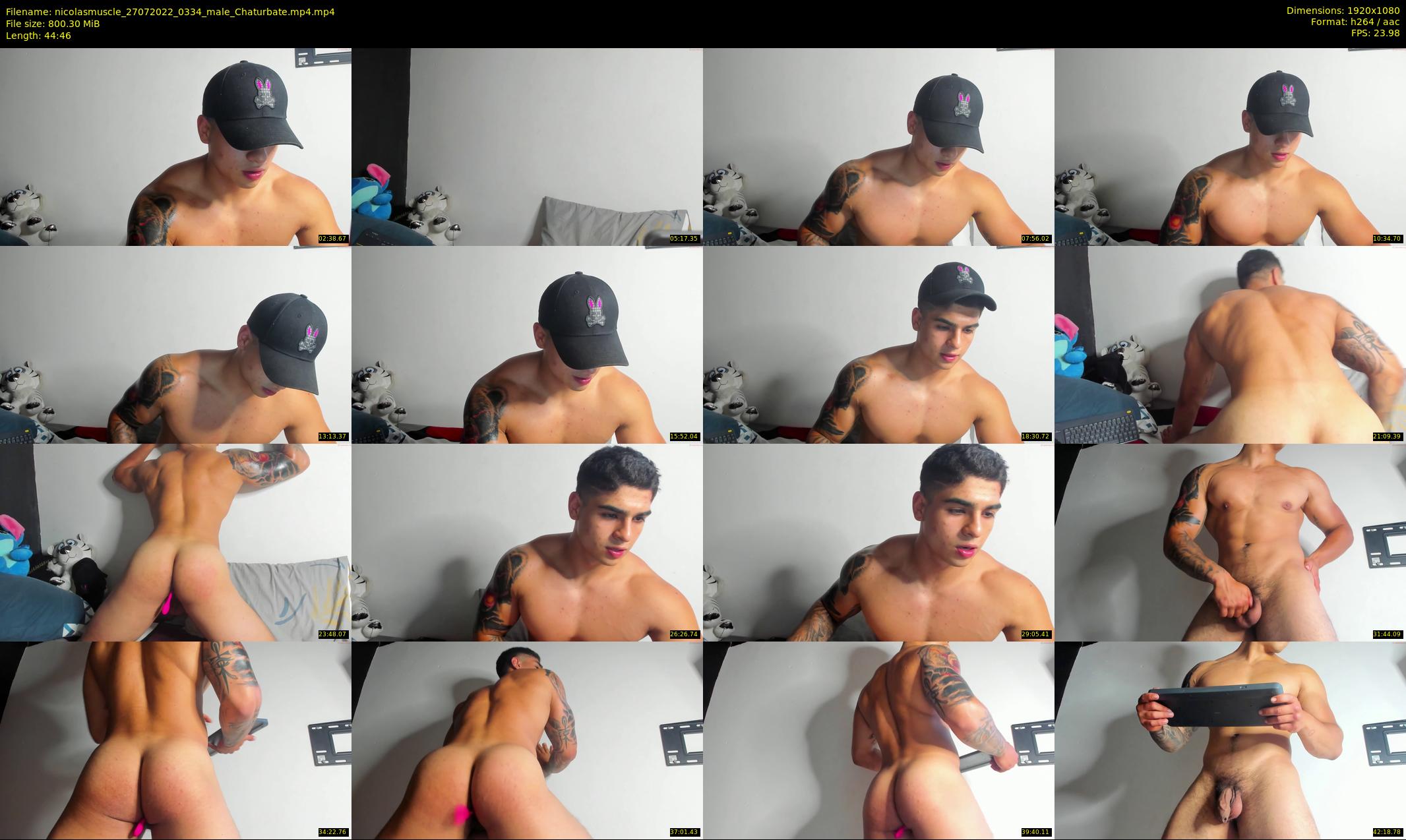 nicolasmuscle — 45 minute Chaturbate male cam show recording, 1080p, Jul 27, 2022