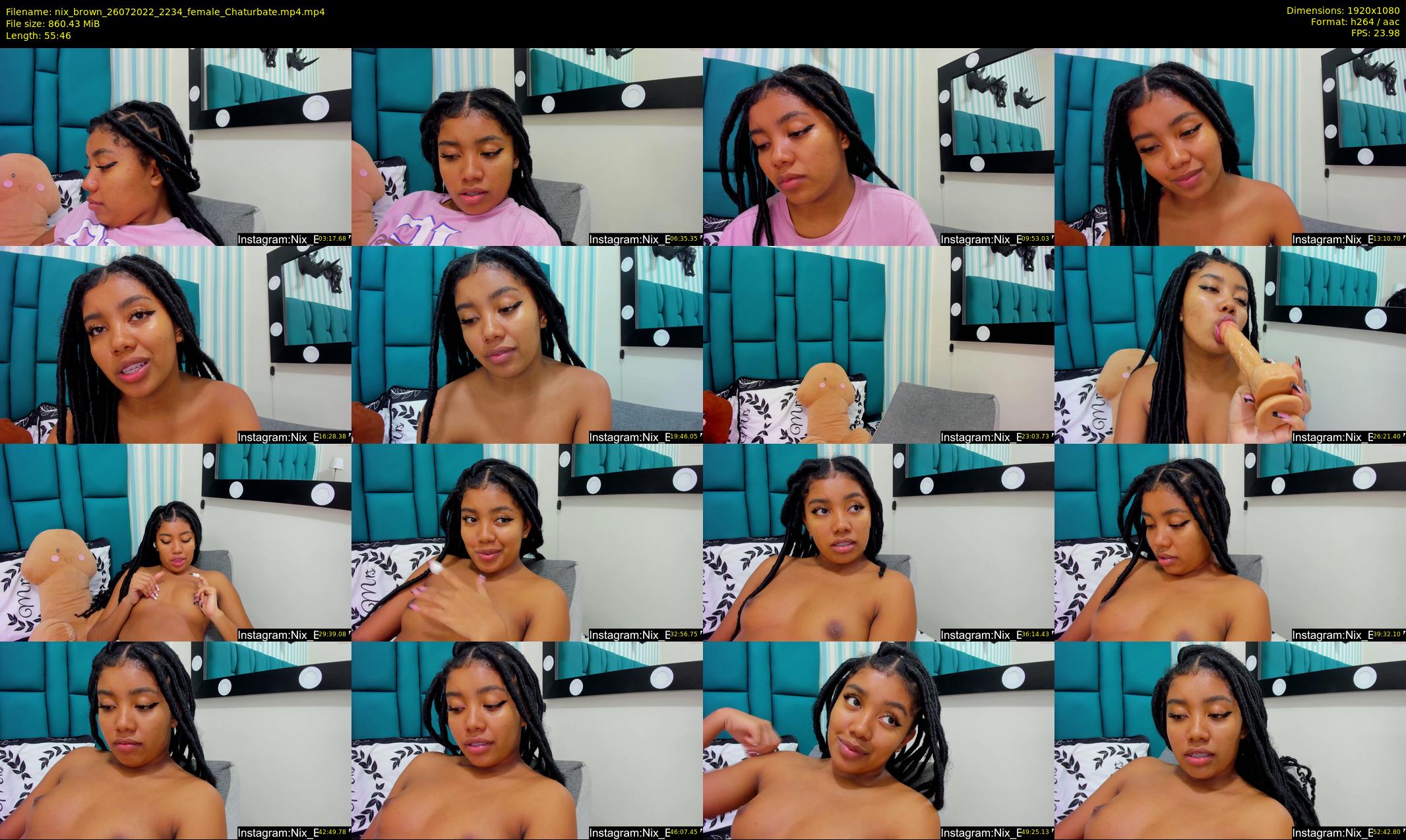 nix_brown — 56 minute Chaturbate female cam show recording, 1080p, Jul 26, 2022
