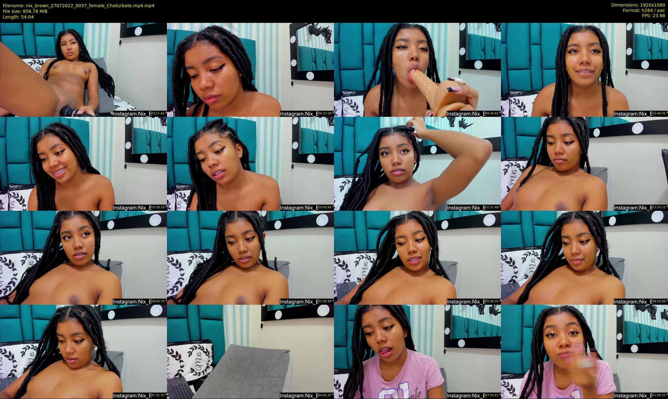 nix_brown — 55 minute Chaturbate female cam show recording, 1080p, Jul 27, 2022