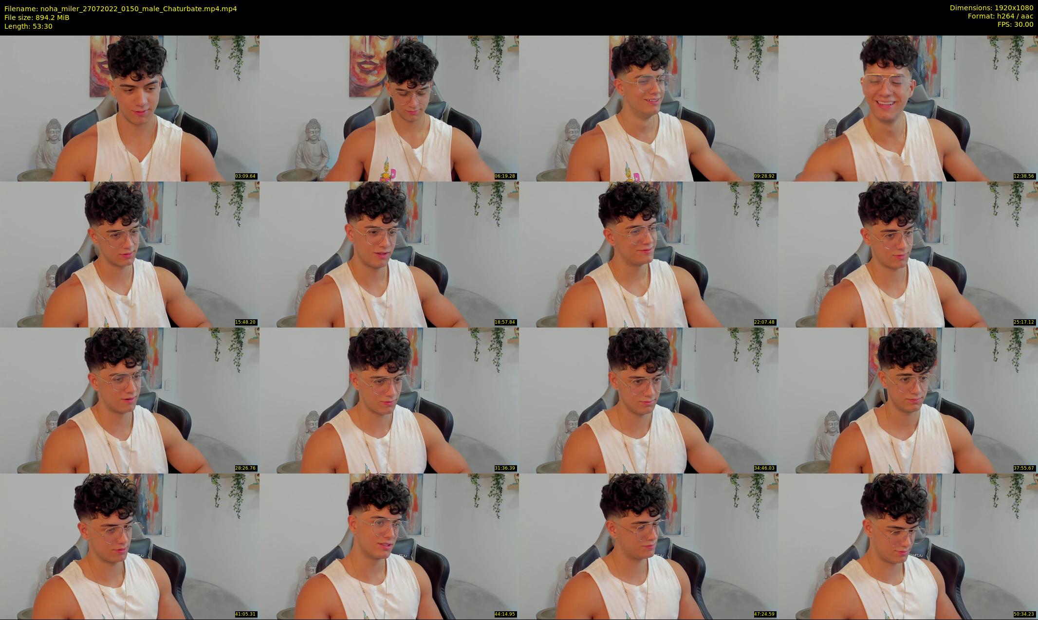 noha_miler — 54 minute Chaturbate male cam show recording, 1080p, Jul 27, 2022