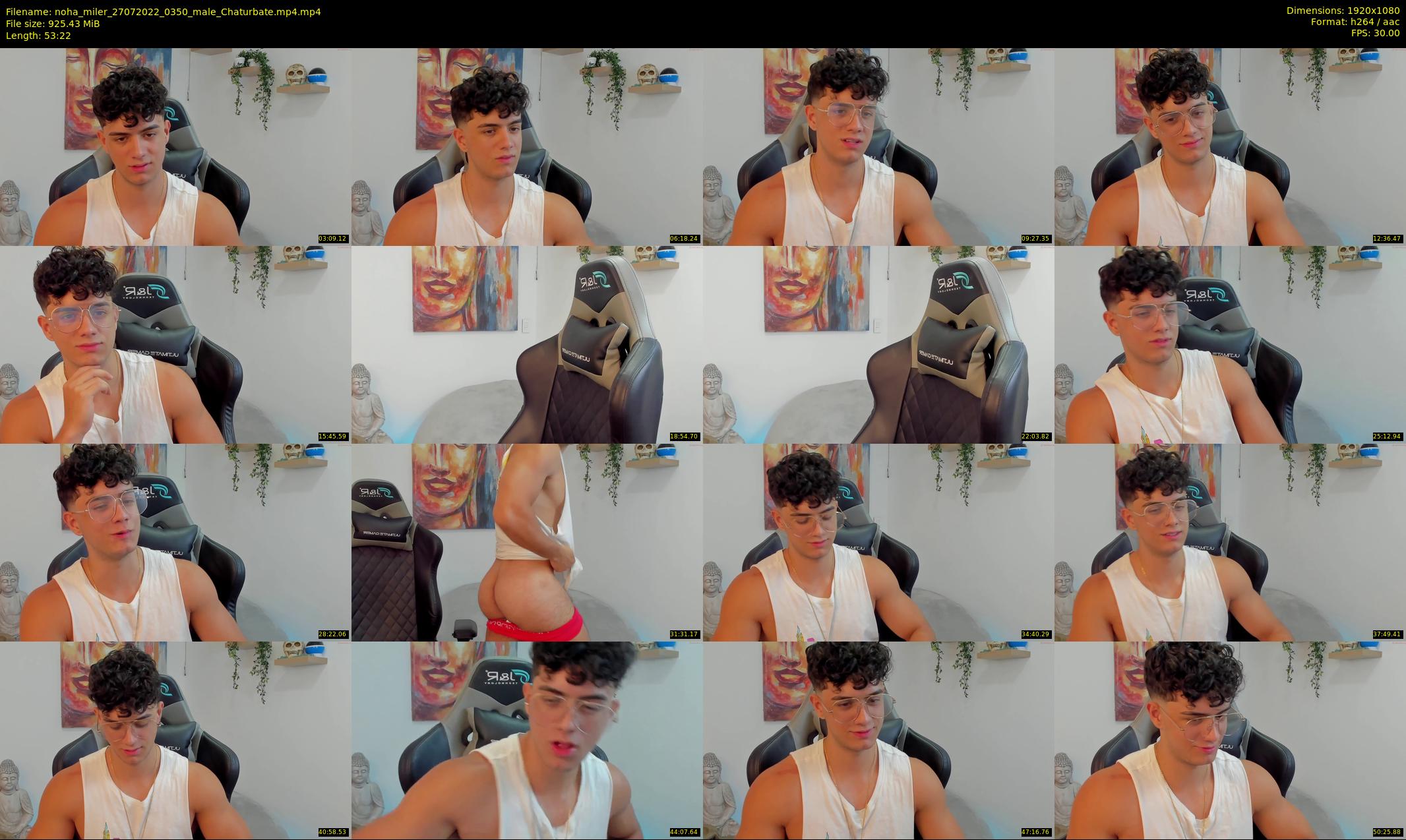 noha_miler — 54 minute Chaturbate male cam show recording, 1080p, Jul 27, 2022