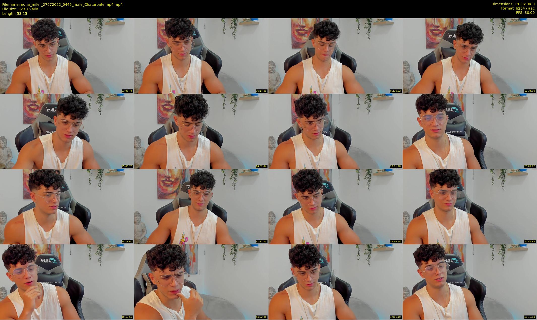 noha_miler — 54 minute Chaturbate male cam show recording, 1080p, Jul 27, 2022