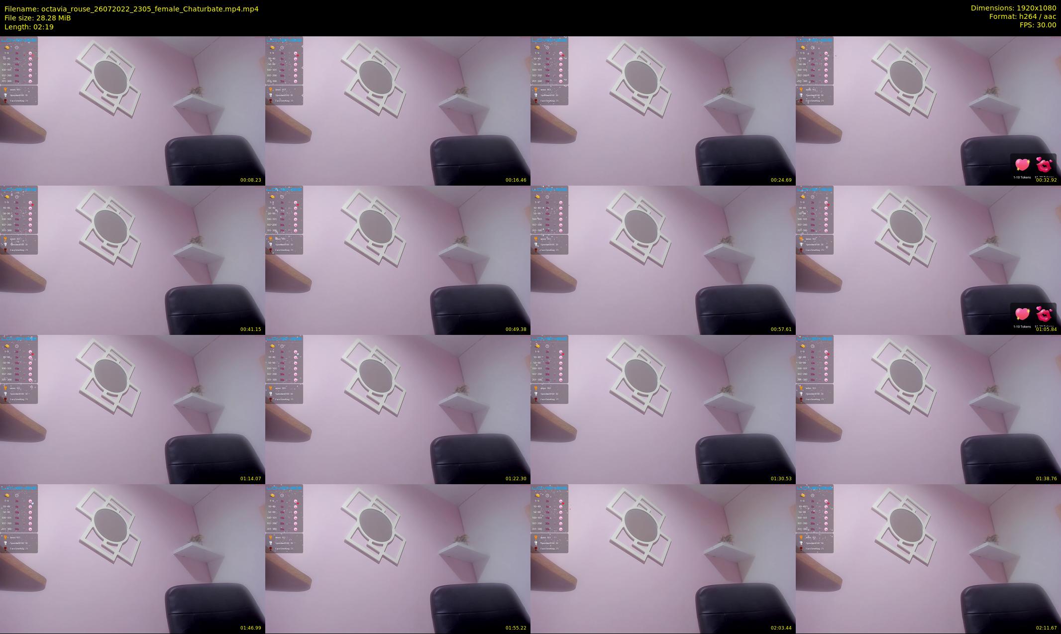 octavia_rouse — 3 minute Chaturbate female cam show recording, 1080p, Jul 26, 2022