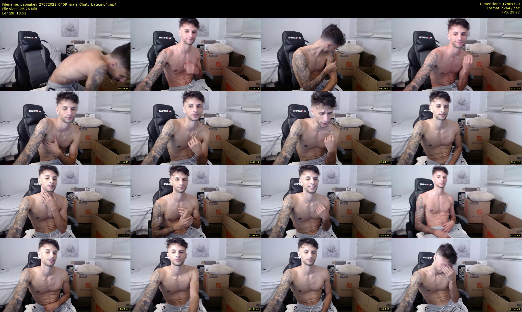 papijakey — 19 minute Chaturbate male cam show recording, 720p, Jul 27, 2022