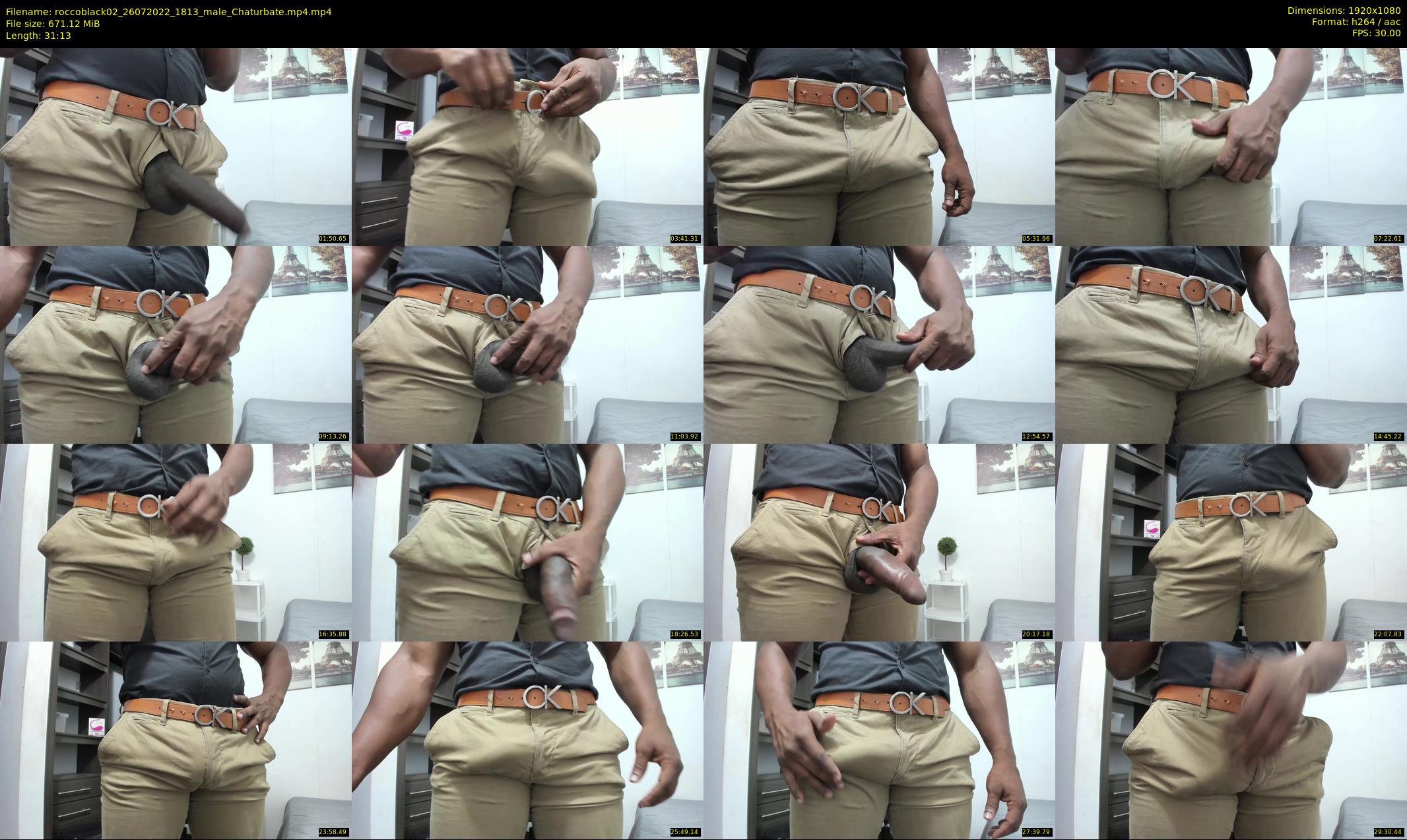roccoblack02 — 32 minute Chaturbate male cam show recording, 1080p, Jul 26, 2022