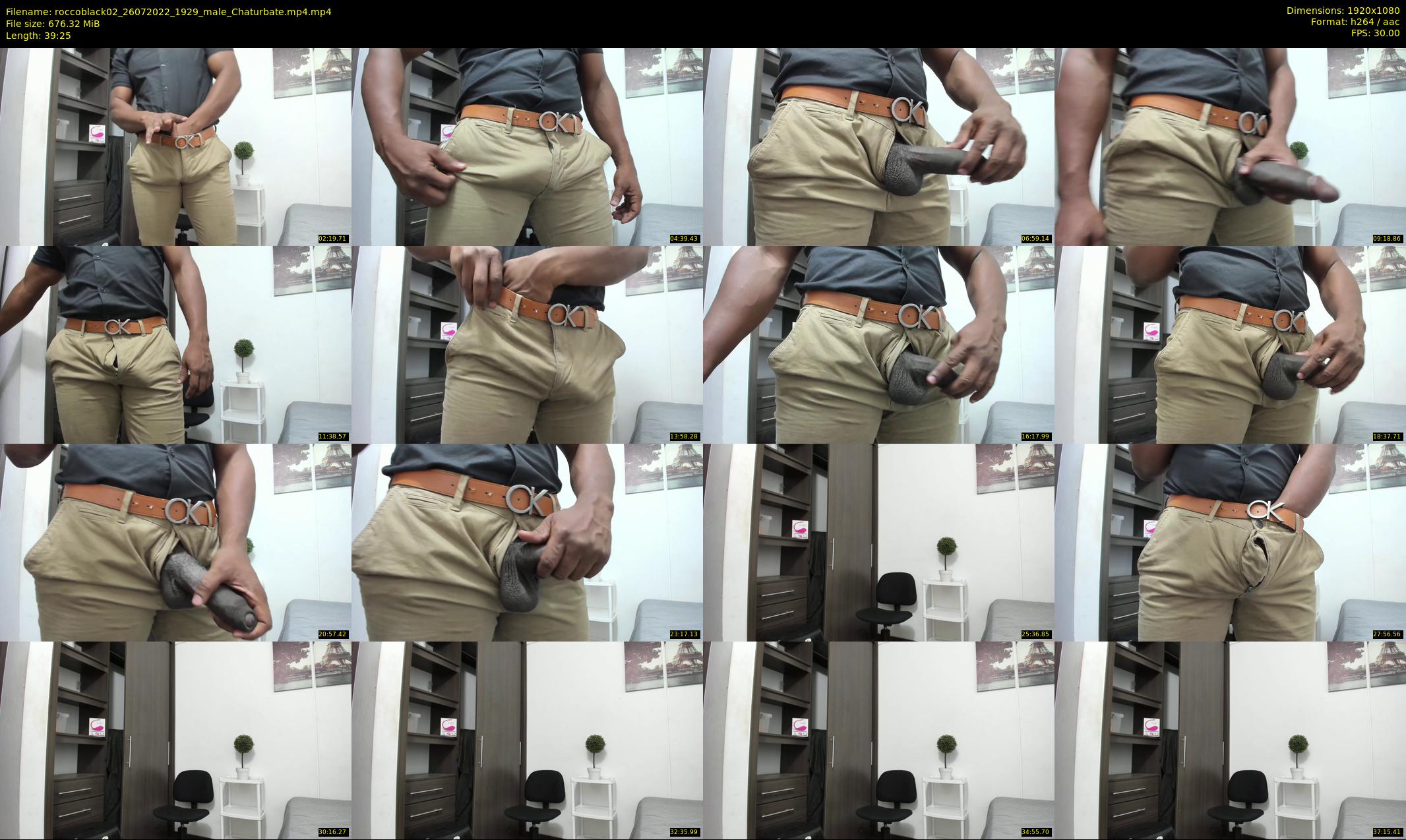 roccoblack02 — 40 minute Chaturbate male cam show recording, 1080p, Jul 26, 2022
