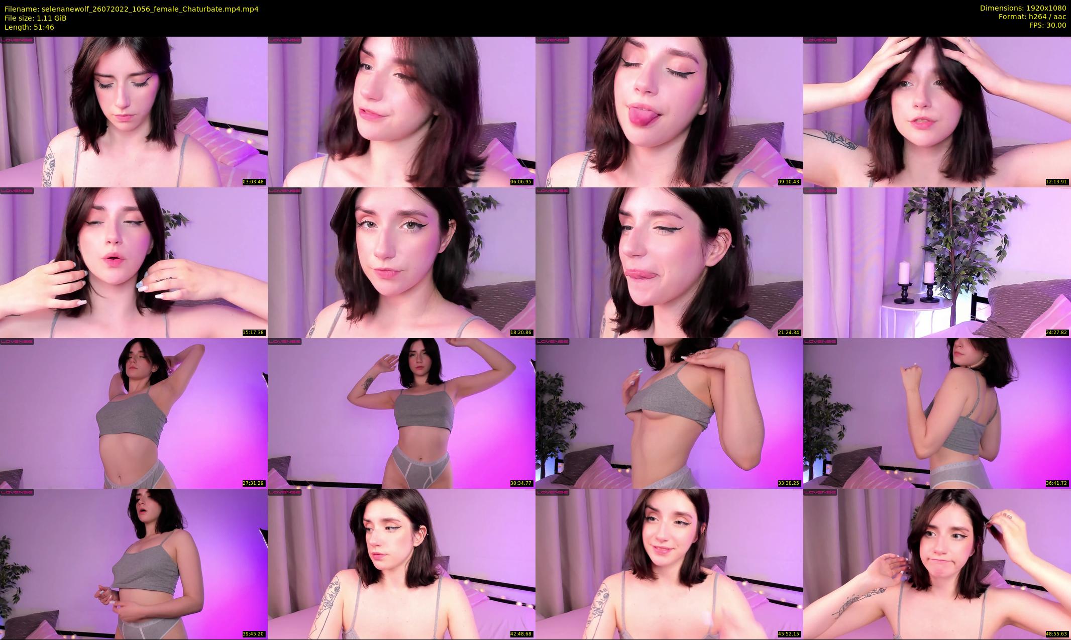 selenanewolf — 52 minute Chaturbate couple cam show recording, 1080p, Jul 26, 2022