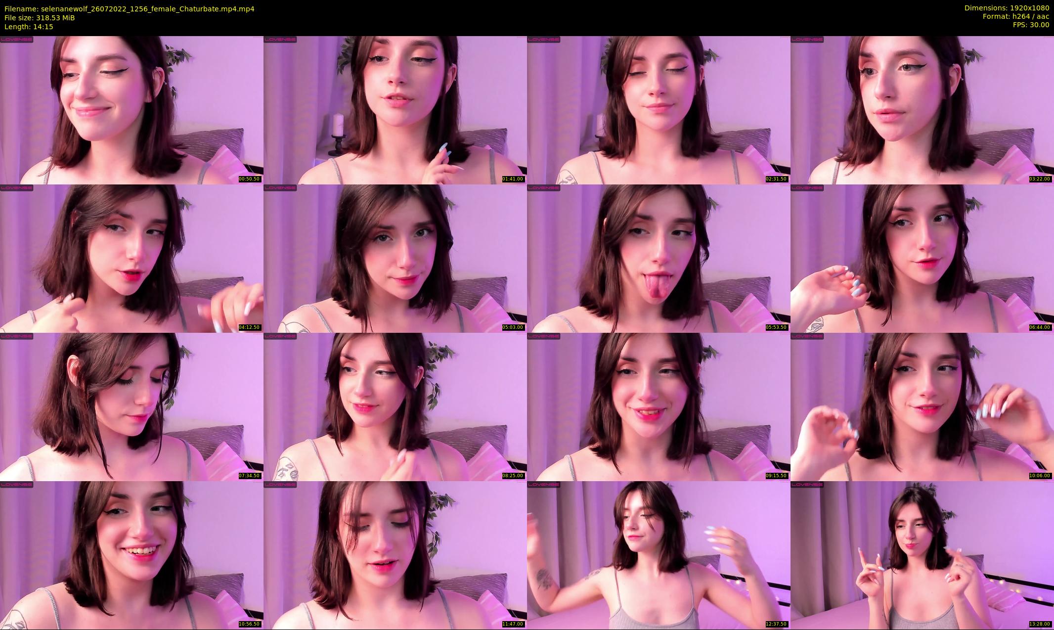 selenanewolf — 15 minute Chaturbate couple cam show recording, 1080p, Jul 26, 2022