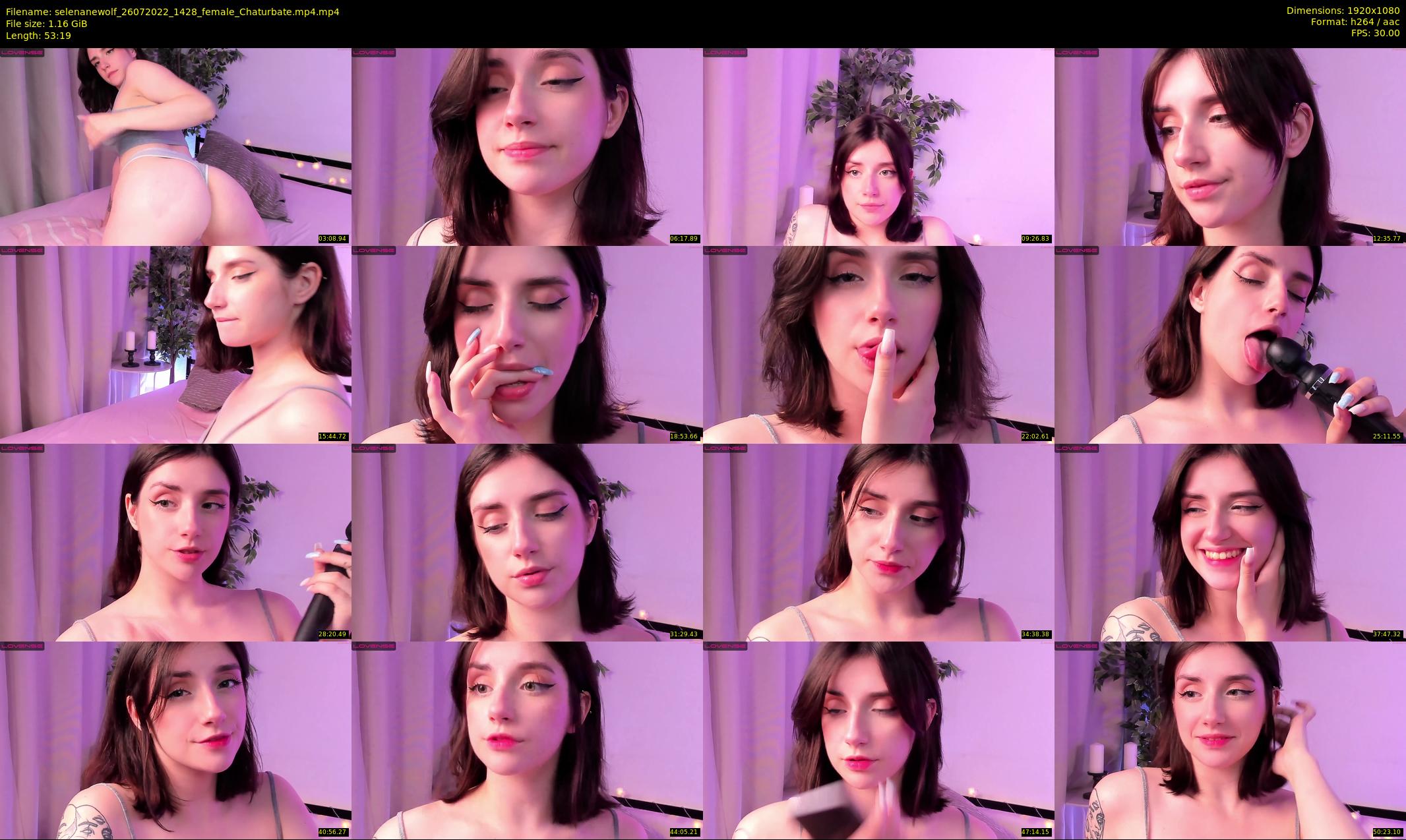 selenanewolf — 54 minute Chaturbate couple cam show recording, 1080p, Jul 26, 2022