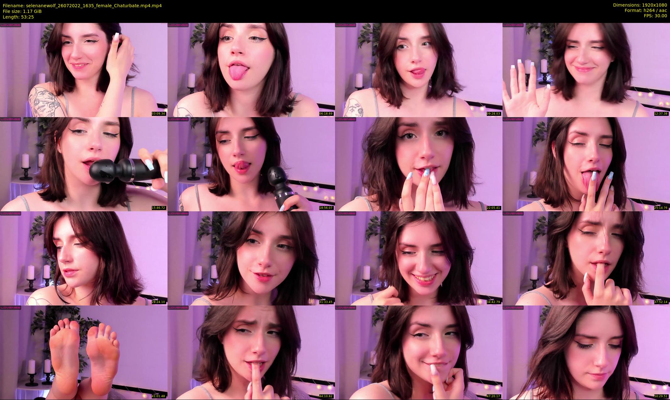 selenanewolf — 54 minute Chaturbate couple cam show recording, 1080p, Jul 26, 2022