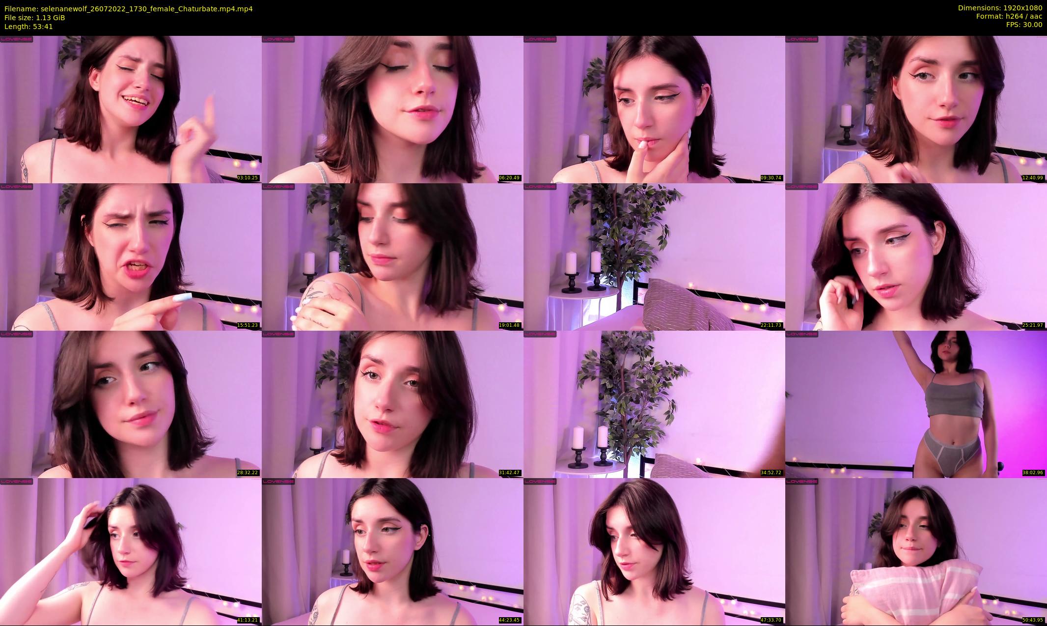 selenanewolf — 54 minute Chaturbate couple cam show recording, 1080p, Jul 26, 2022