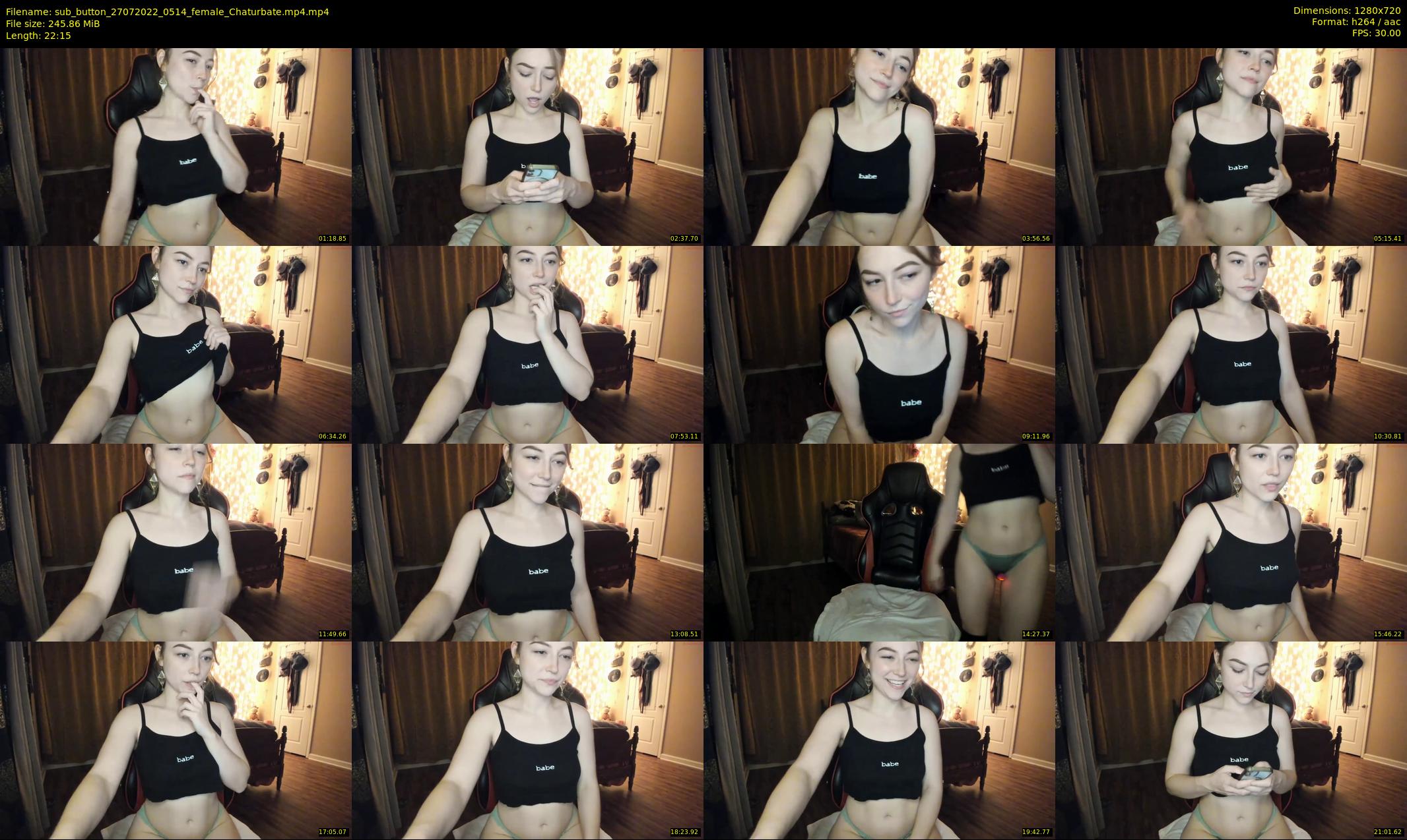 sub_button — 23 minute Chaturbate female cam show recording, 720p, Jul 27, 2022