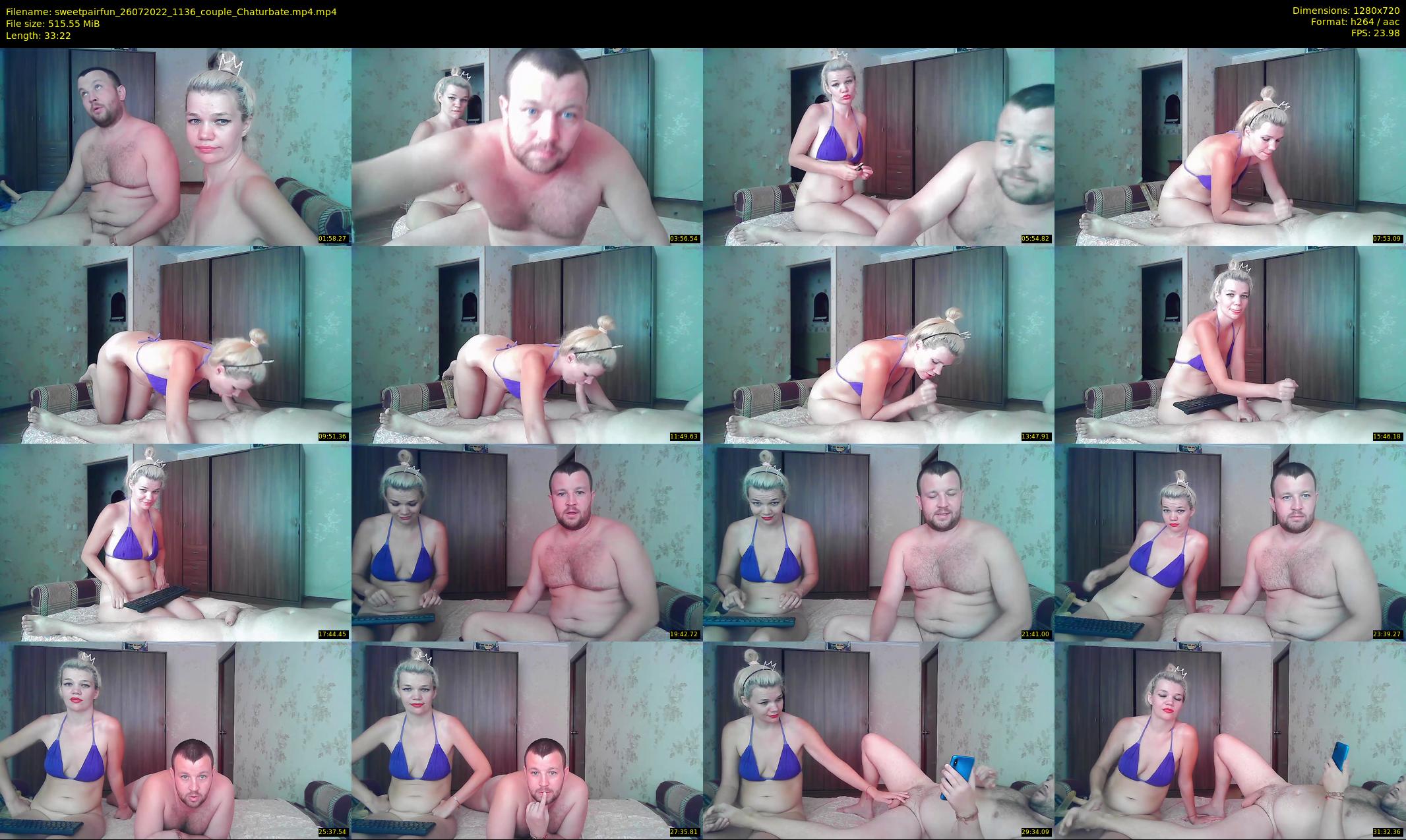 sweetpairfun — 34 minute Chaturbate couple cam show recording, 720p, Jul 26, 2022