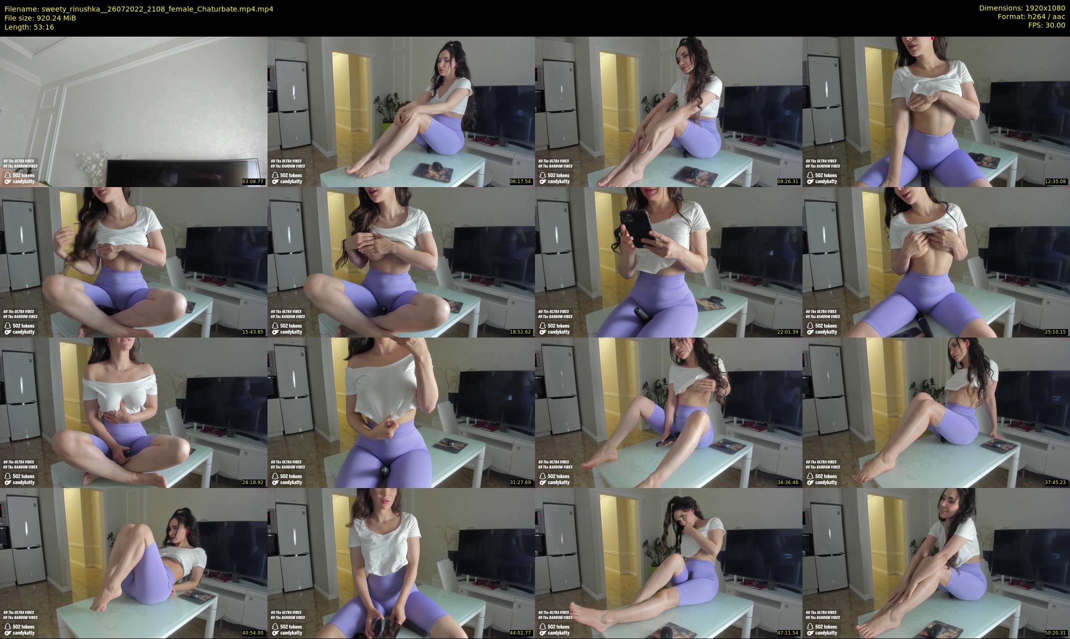 sweety_rinushka_ — 54 minute Chaturbate female cam show recording, 1080p, Jul 26, 2022