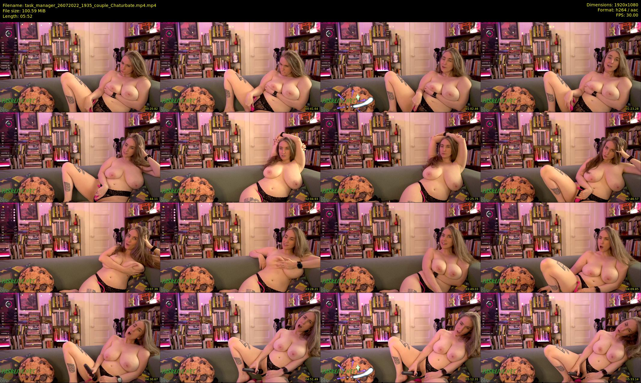 task_manager — 6 minute Chaturbate couple cam show recording, 1080p, Jul 26, 2022