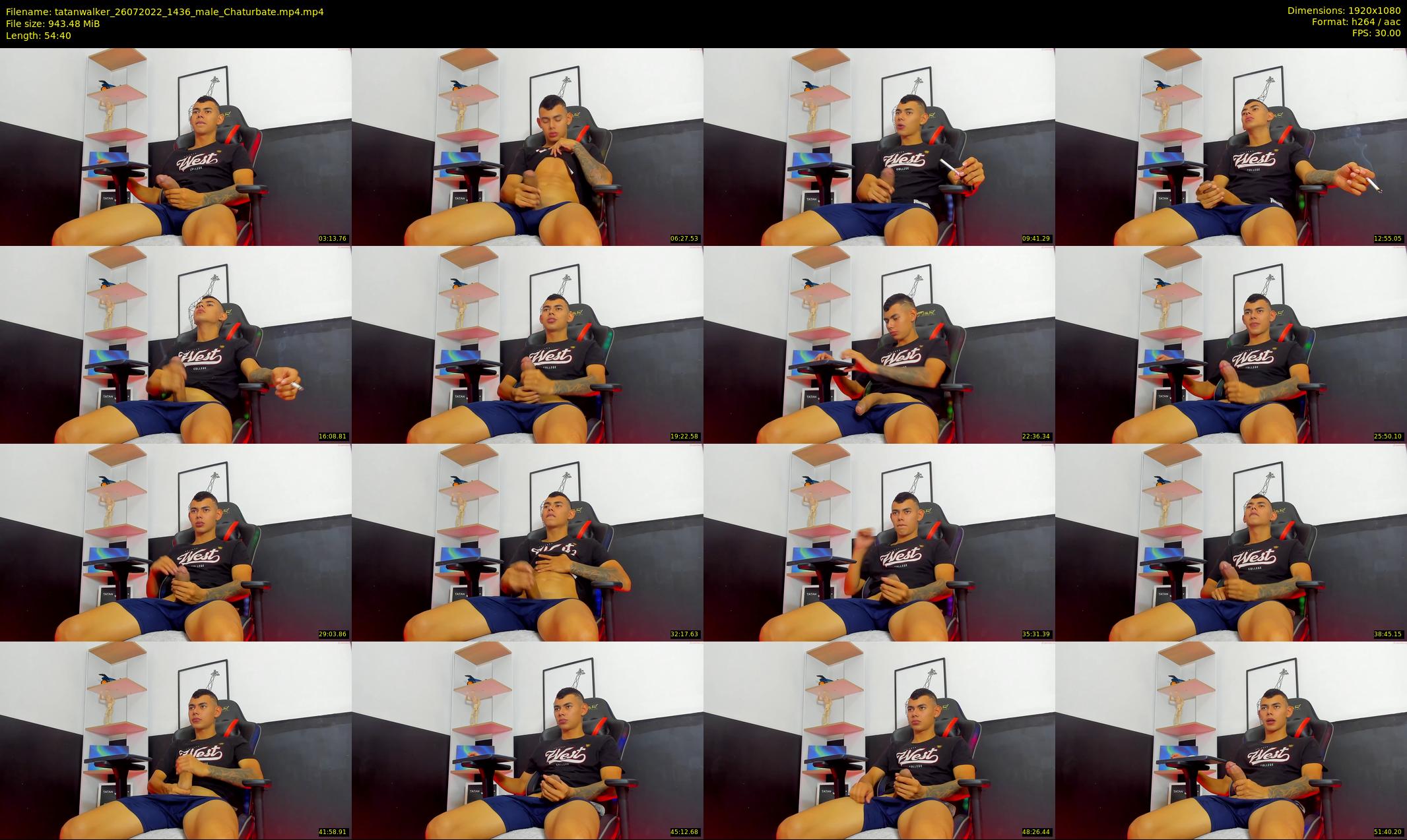 tatanwalker — 55 minute Chaturbate male cam show recording, 1080p, Jul 26, 2022