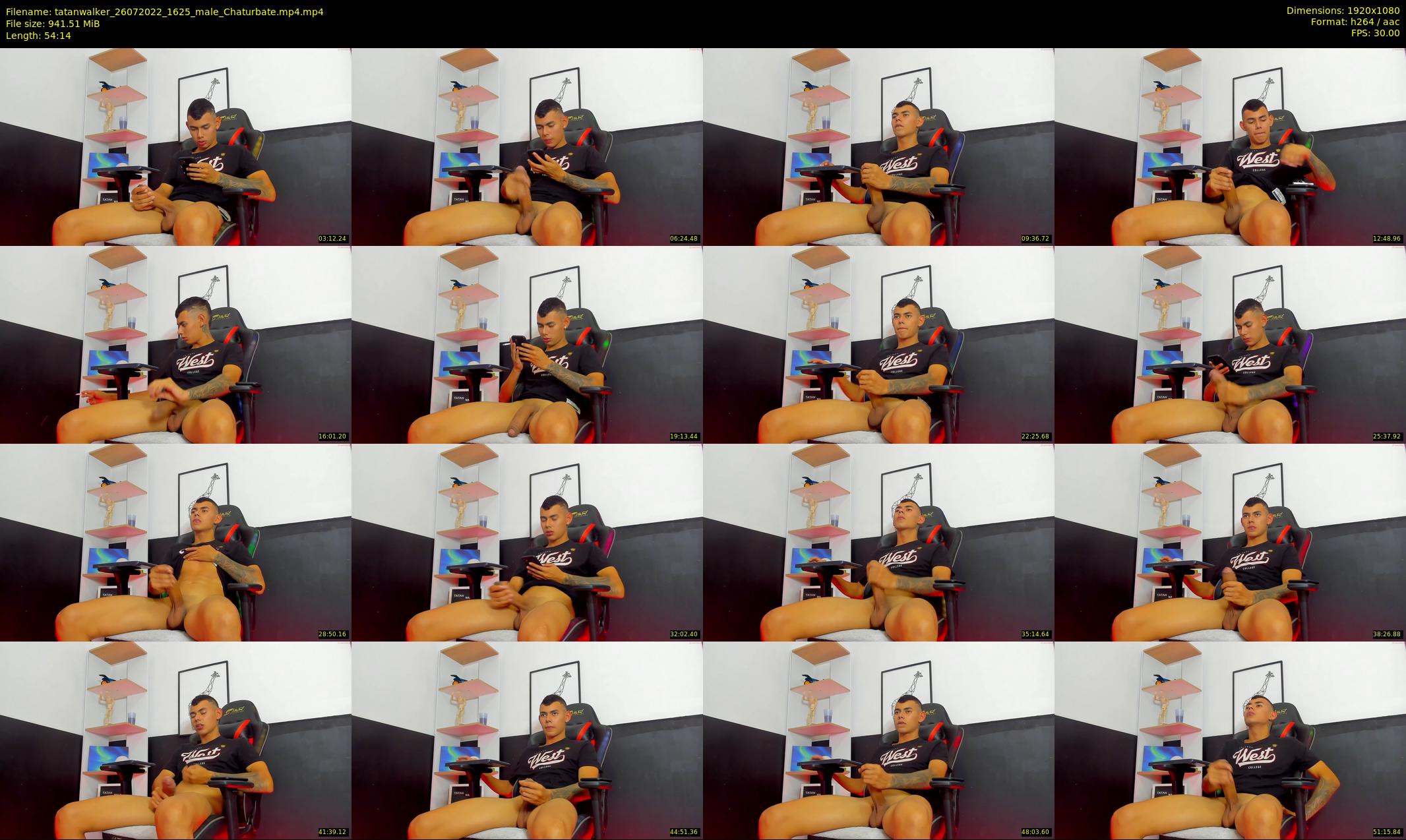 tatanwalker — 55 minute Chaturbate male cam show recording, 1080p, Jul 26, 2022