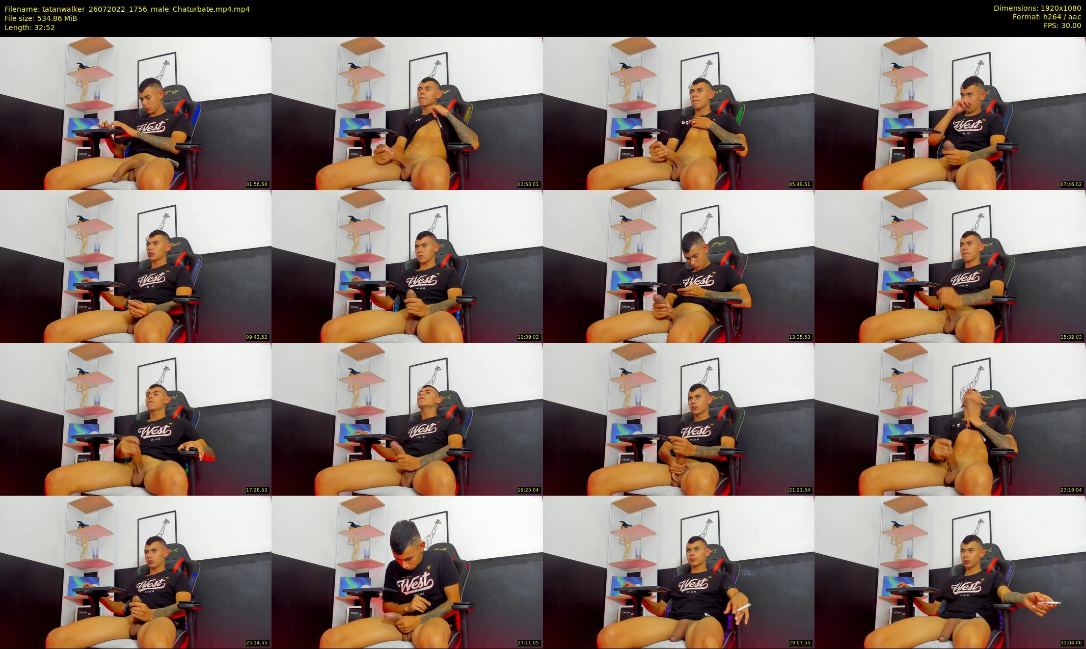 tatanwalker — 33 minute Chaturbate male cam show recording, 1080p, Jul 26, 2022
