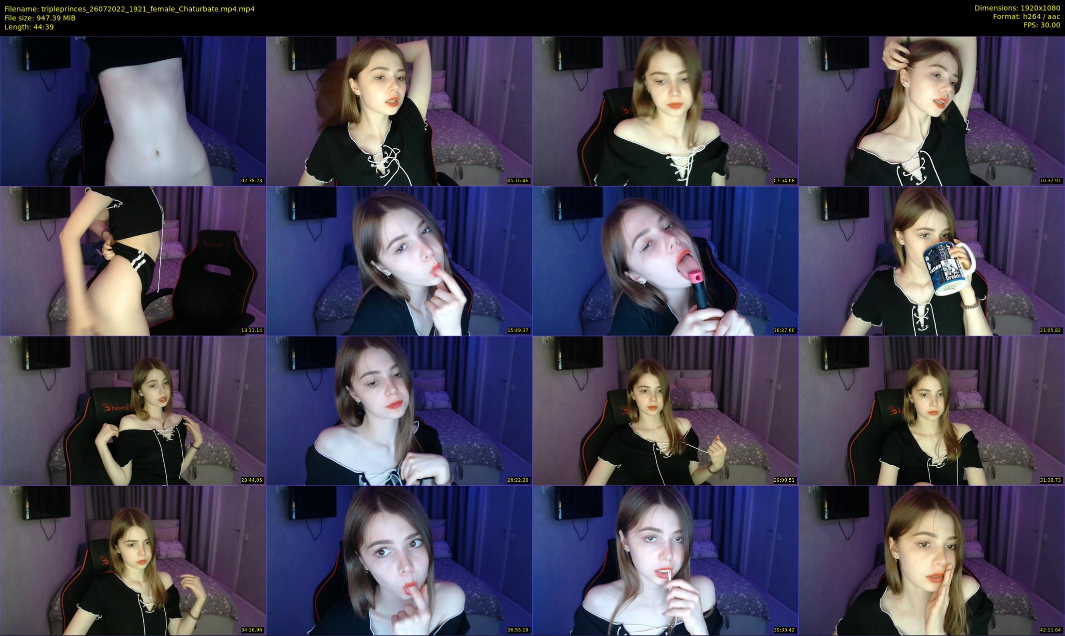 tripleprinces — 45 minute Chaturbate female cam show recording, 1080p, Jul 26, 2022