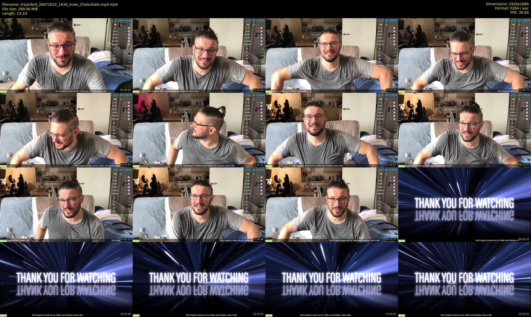 trojanbrit — 14 minute Chaturbate male cam show recording, 1080p, Jul 26, 2022
