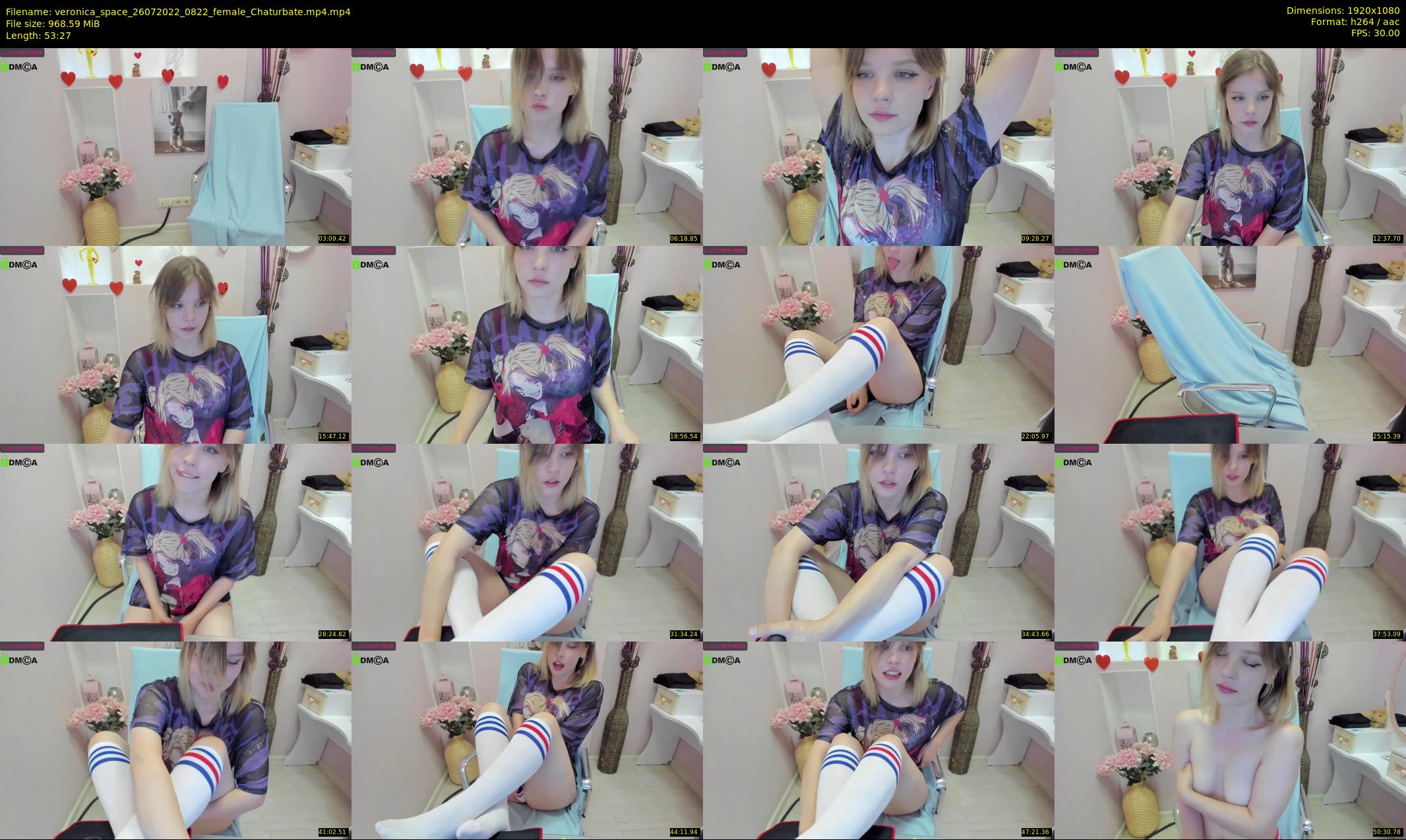 veronica_space — 54 minute Chaturbate female cam show recording, 1080p, Jul 26, 2022