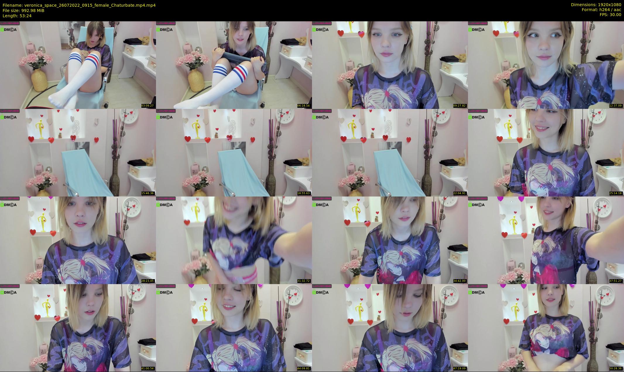 veronica_space — 54 minute Chaturbate female cam show recording, 1080p, Jul 26, 2022