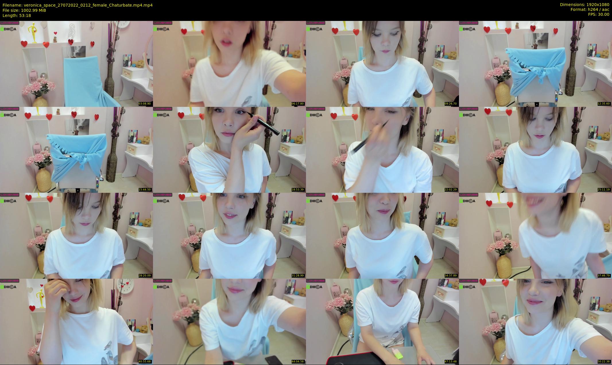 veronica_space — 54 minute Chaturbate female cam show recording, 1080p, Jul 27, 2022