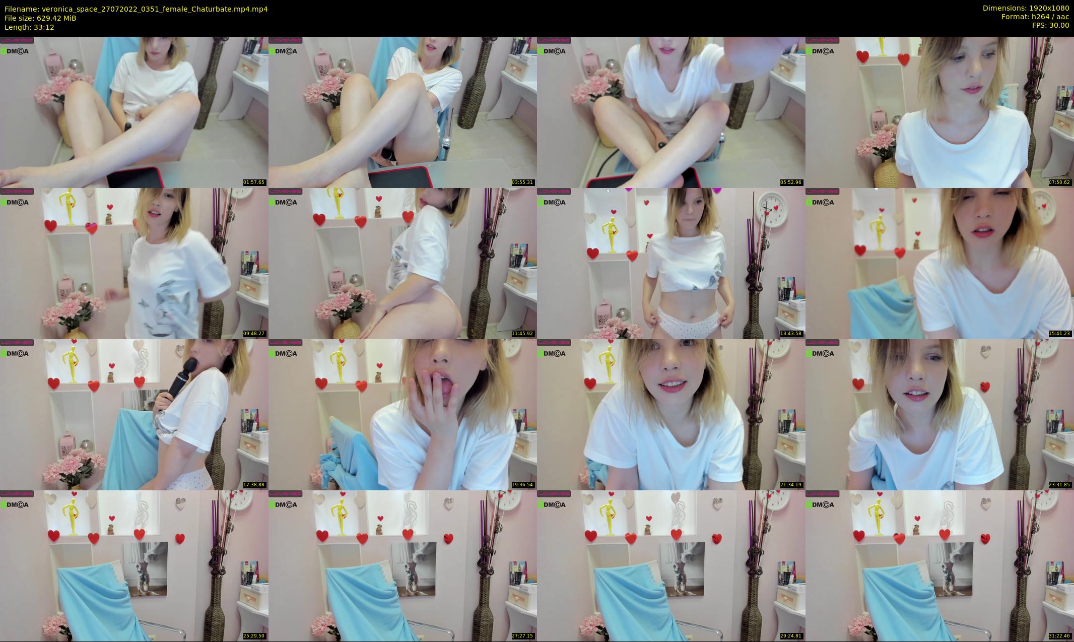 veronica_space — 34 minute Chaturbate female cam show recording, 1080p, Jul 27, 2022