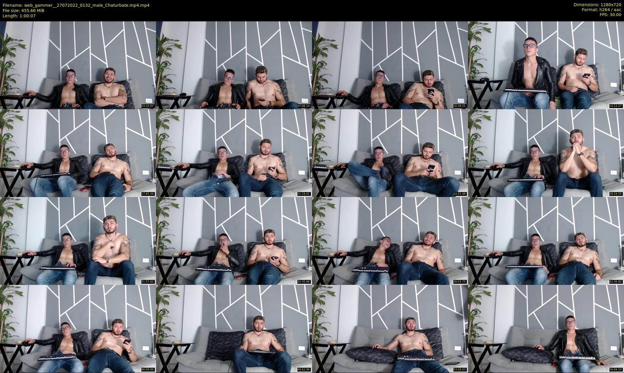 web_gammer_ — 61 minute Chaturbate male cam show recording, 720p, Jul 27, 2022