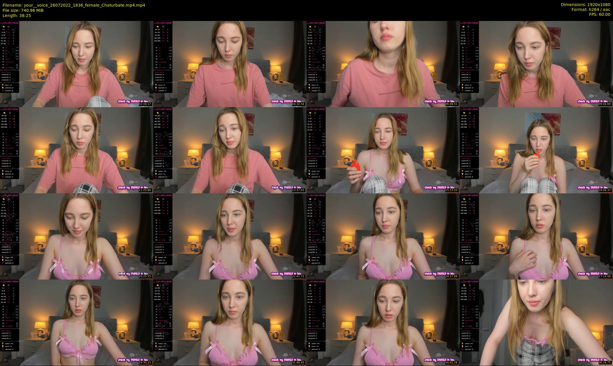 your__voice — 39 minute Chaturbate female cam show recording, 1080p, Jul 26, 2022