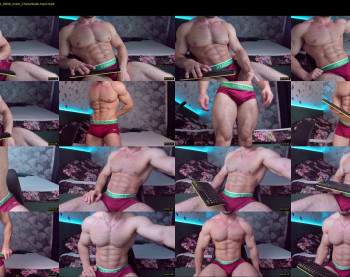 adam_muscle_ — 55 minute Chaturbate male cam show recording, 1080p, Jul 27, 2022