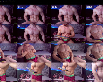 adam_muscle_ — 65 minute Chaturbate male cam show recording, 1080p, Jul 27, 2022
