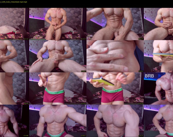 adam_muscle_ — 54 minute Chaturbate male cam show recording, 1080p, Jul 27, 2022
