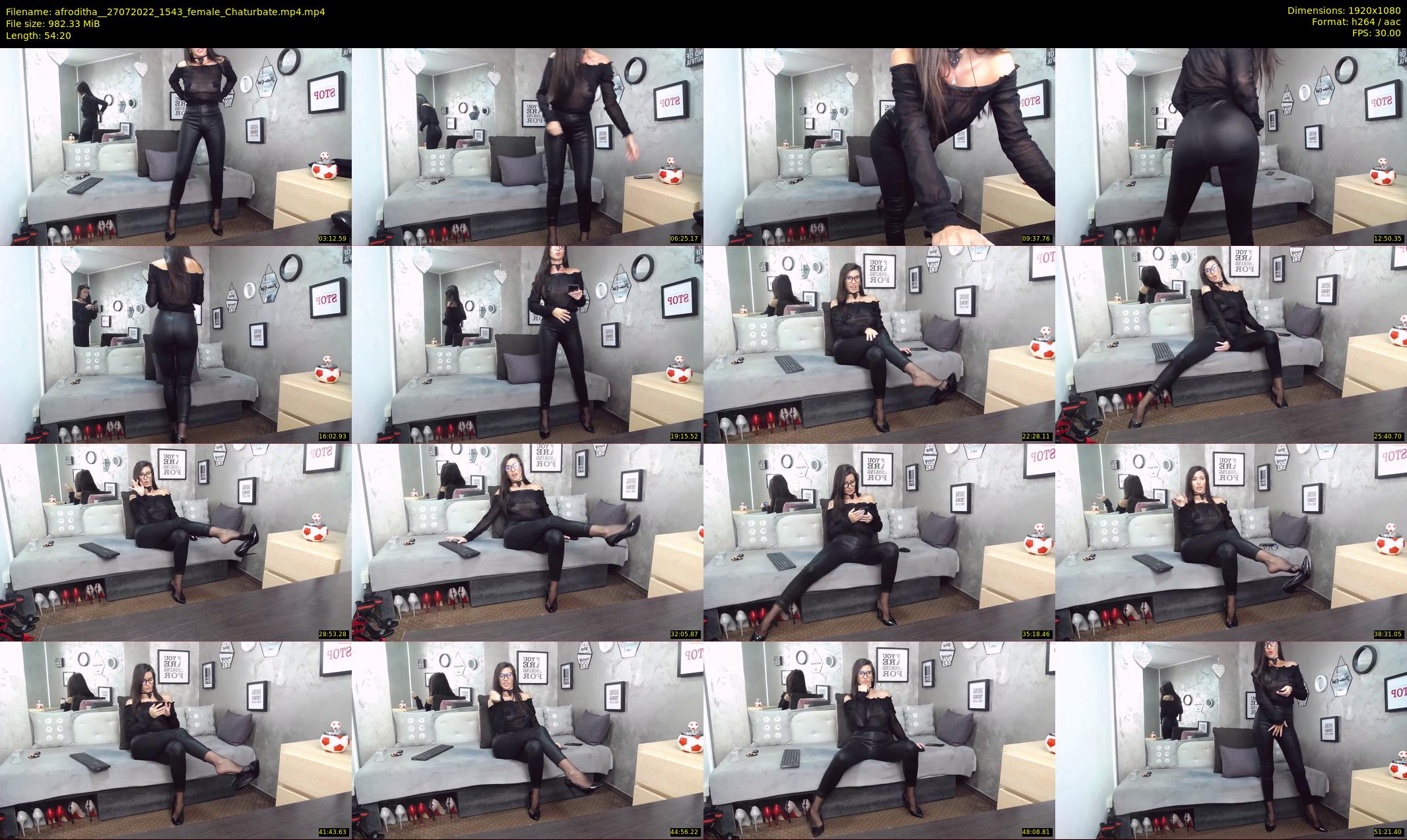 afroditha_ — 55 minute Chaturbate female cam show recording, 1080p, Jul 27, 2022