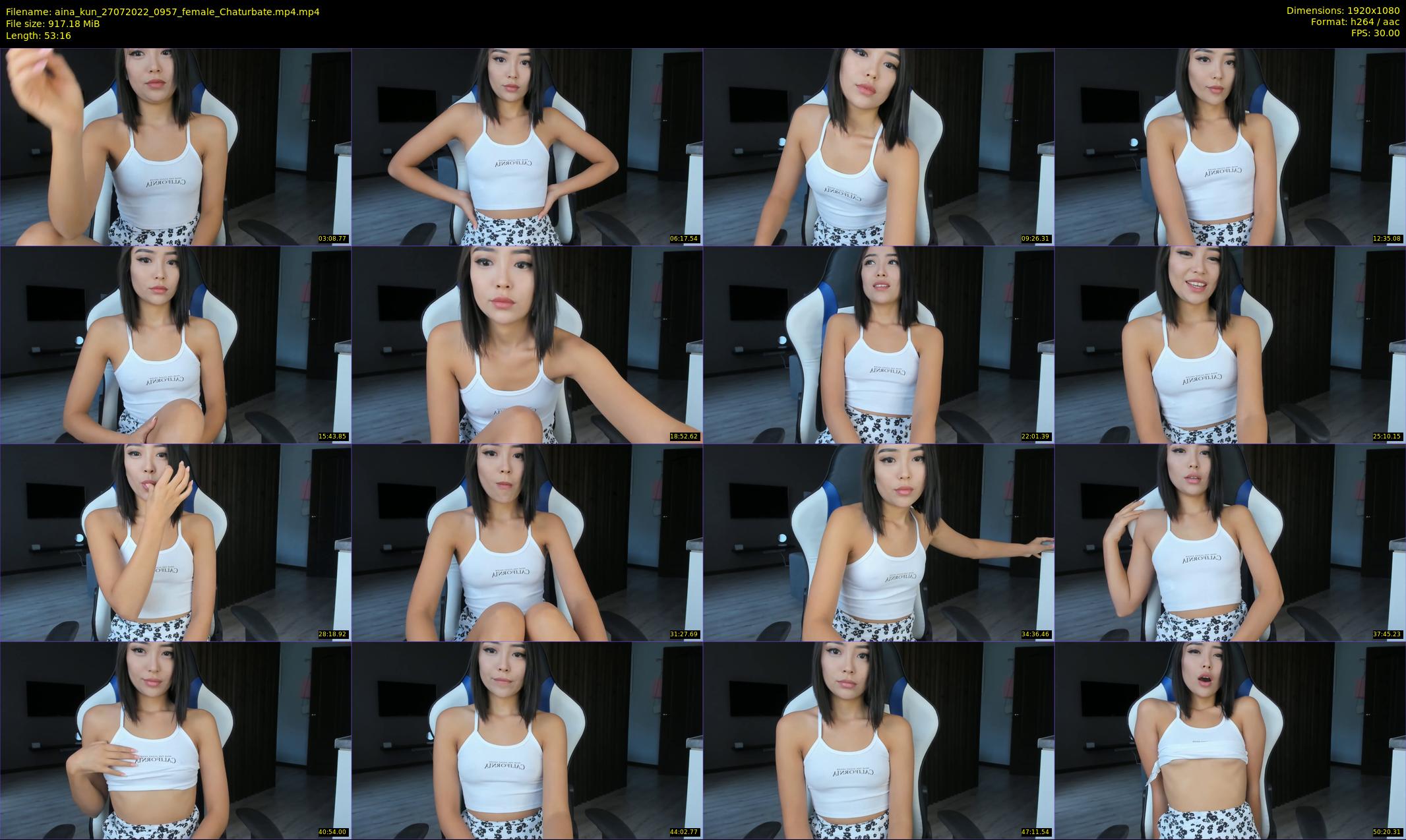 aina_kun — 54 minute Chaturbate female cam show recording, 1080p, Jul 27, 2022