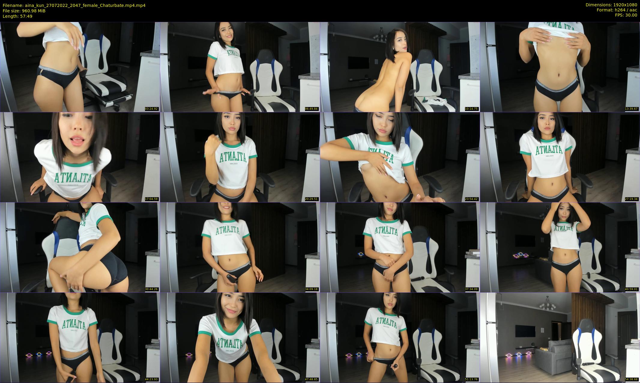 aina_kun — 58 minute Chaturbate female cam show recording, 1080p, Jul 27, 2022