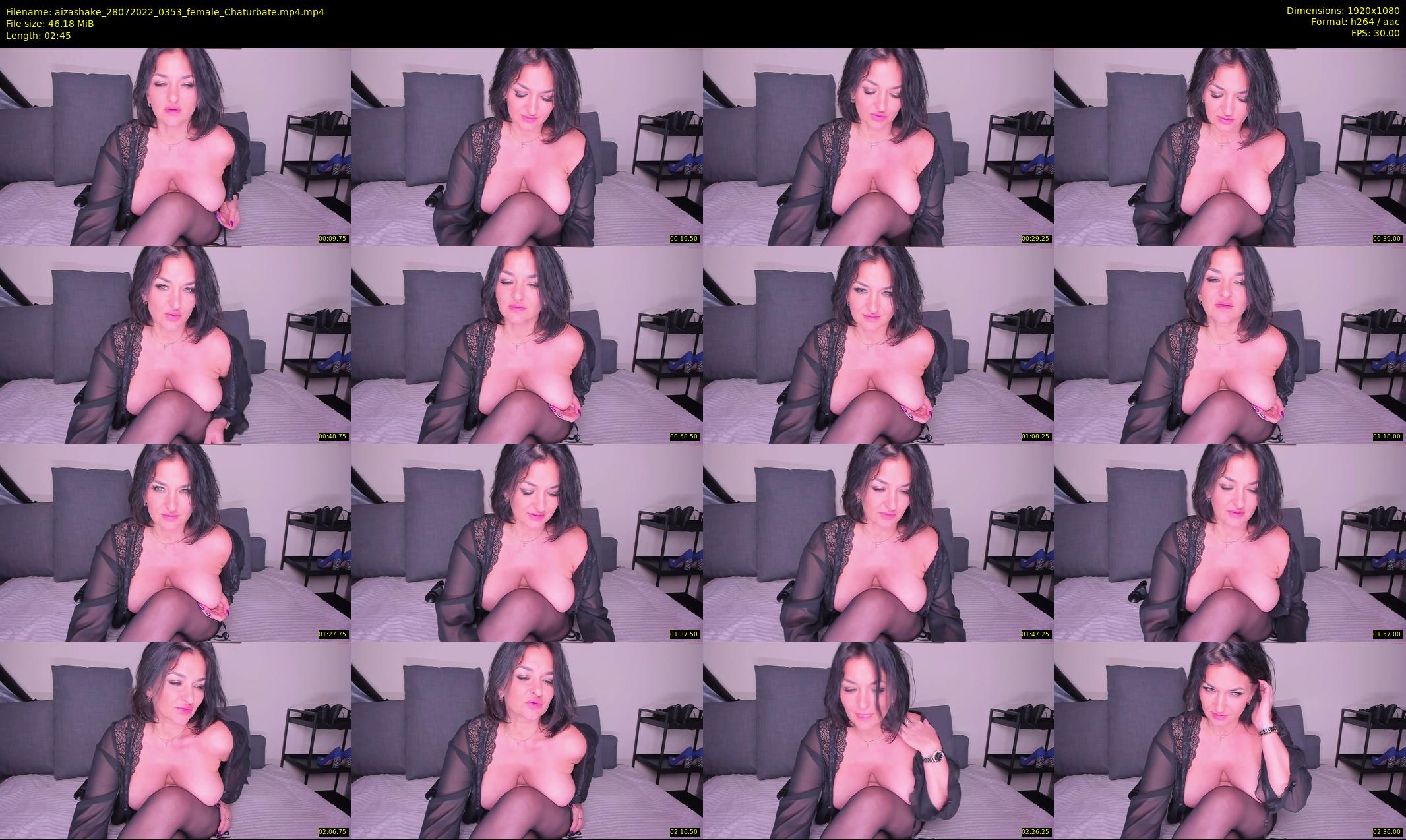 aizashake — 3 minute Chaturbate female cam show recording, 1080p, Jul 28, 2022